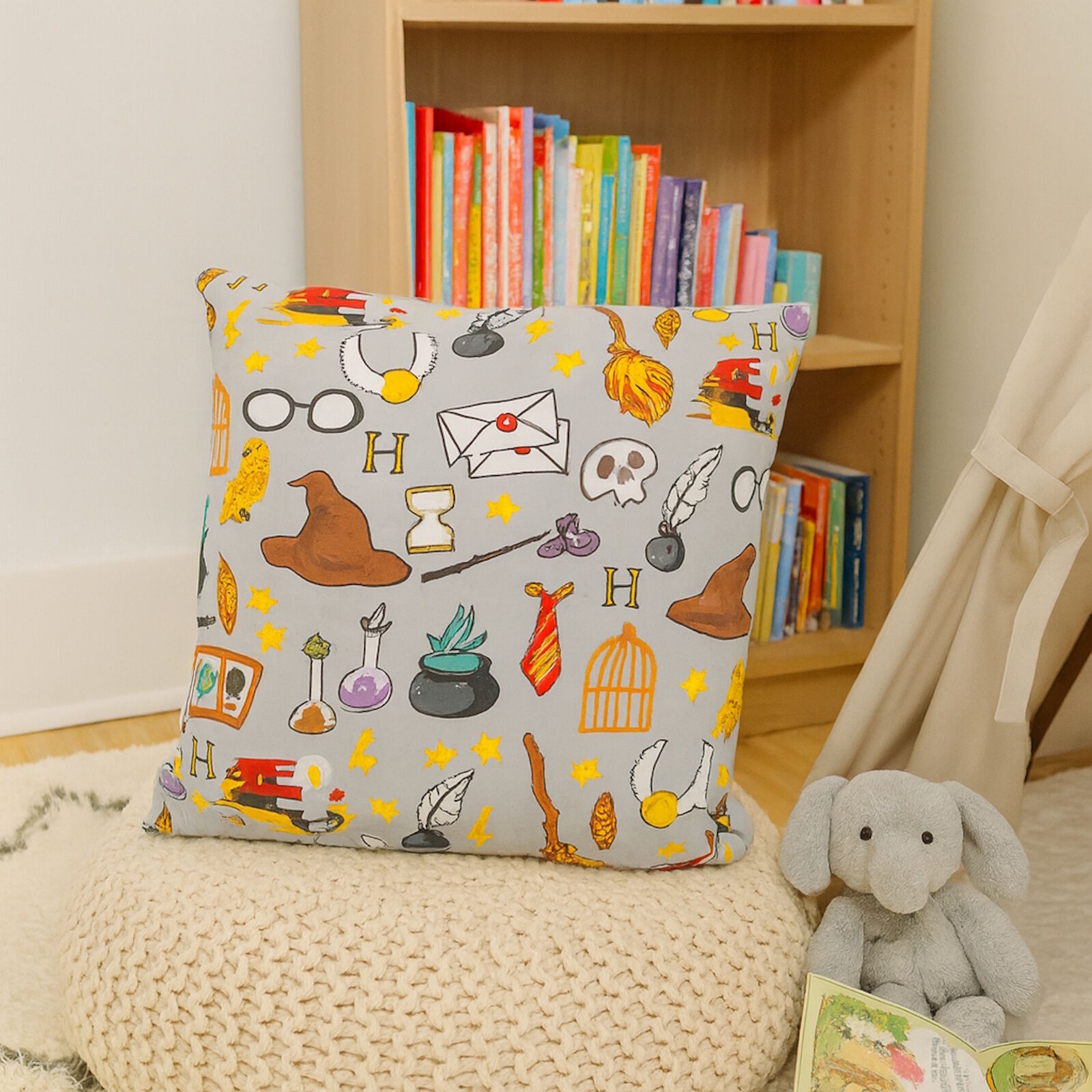 Kissenbezug 40x40 Hexe Zauberei Magier