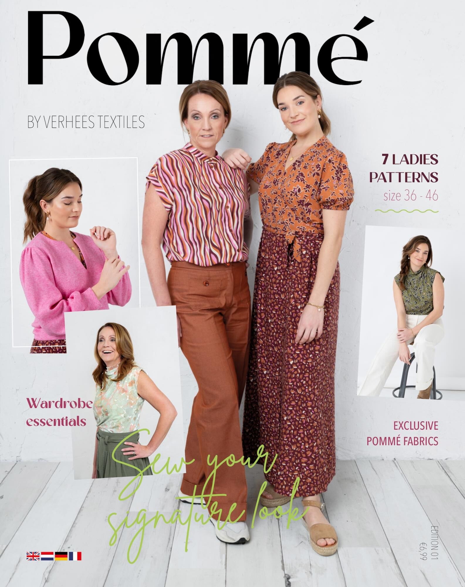 Pommé Schnittmuster Damen Gr. 36-46 Edition 01