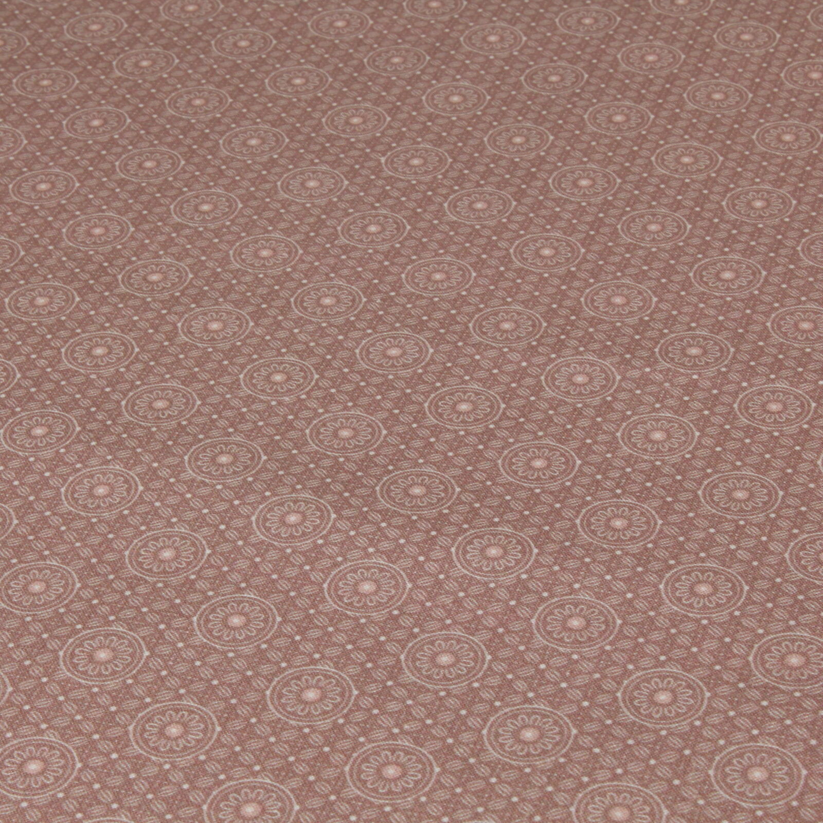 Stoff Meterware Blumen Rudolfine Beige/Light Rose