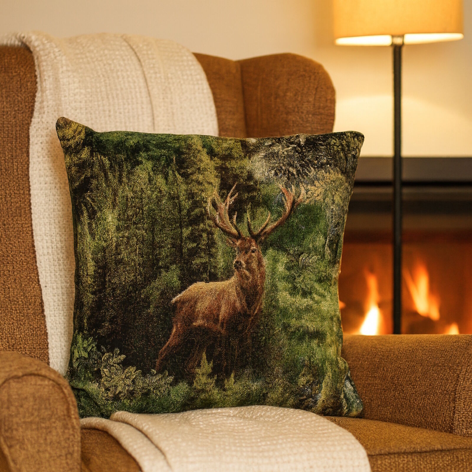 Kissenbezug Hirsch im Nationalpark