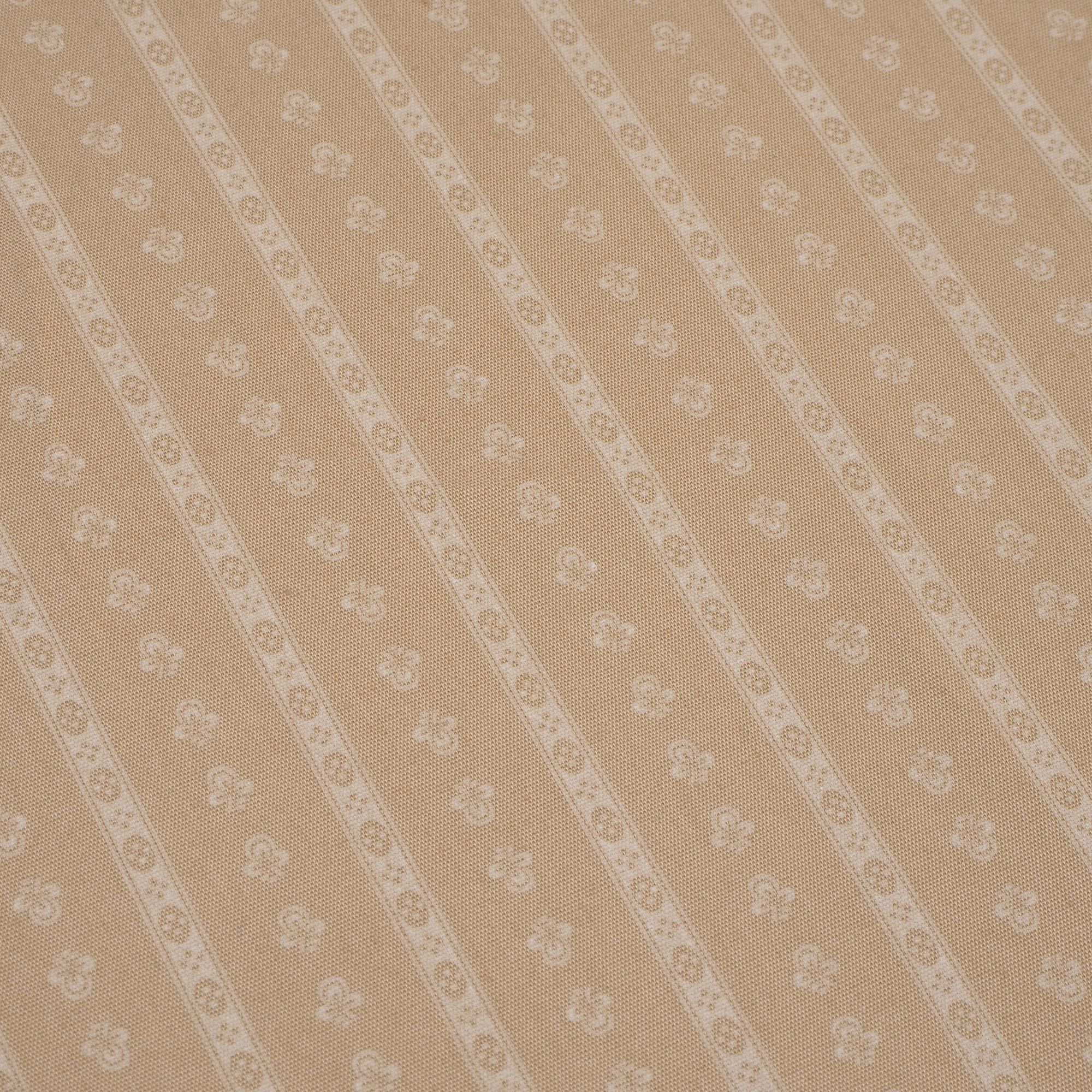 Dirndlstoff Blumen Streifen Moni Beige Tracht