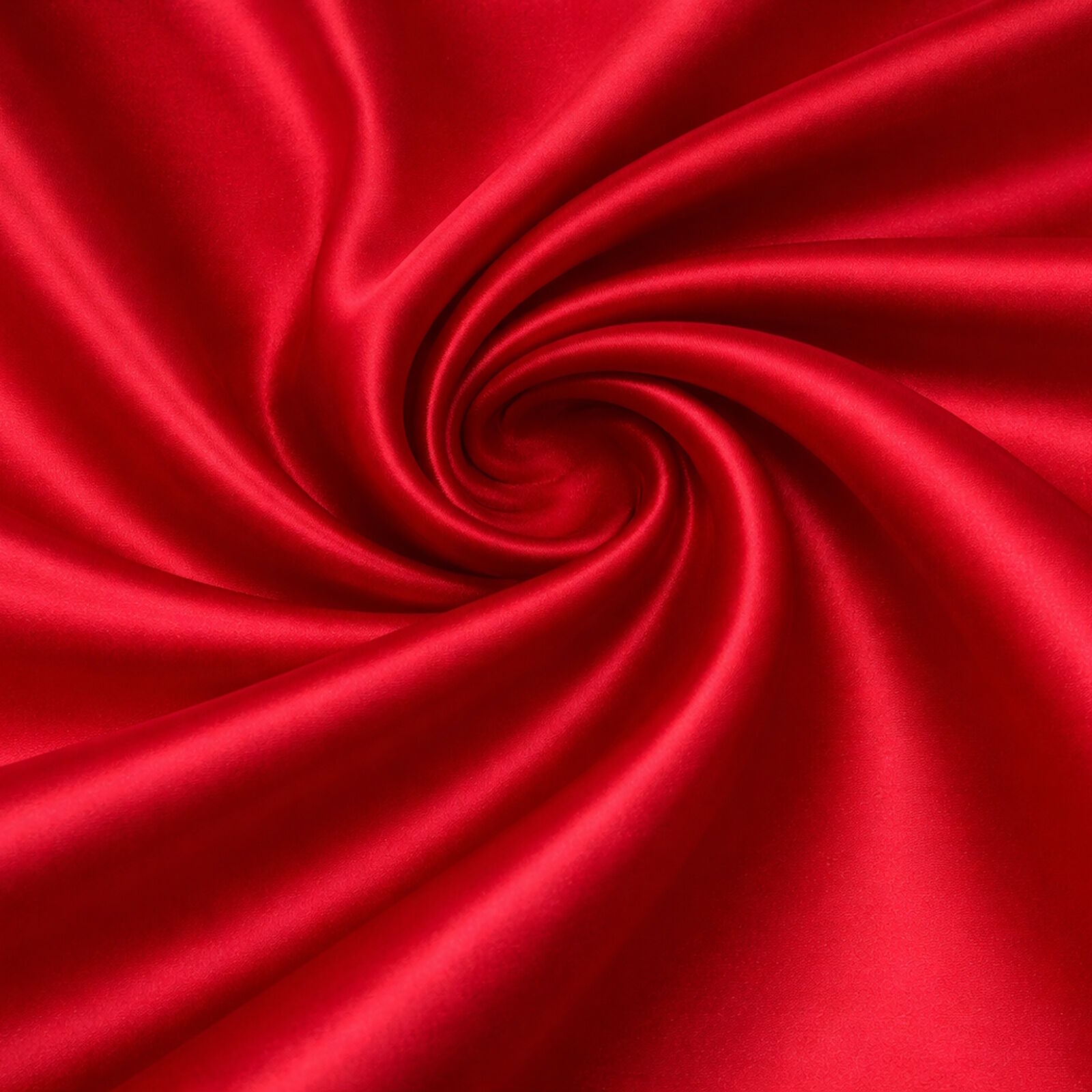 Satin Stoff Rot Glänzender Glanzsatin Meterware