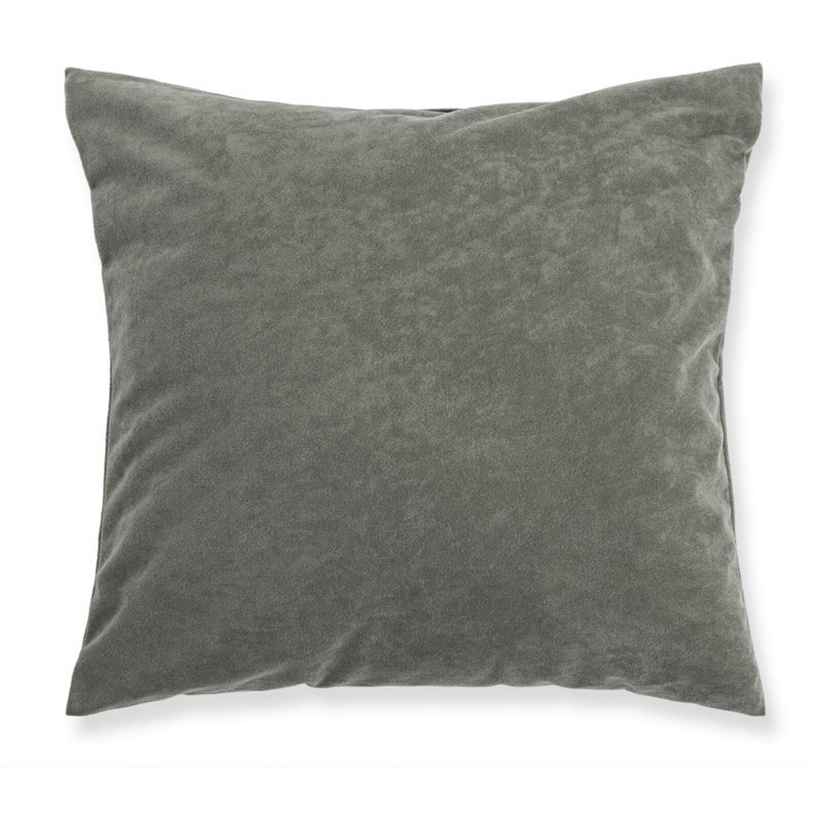 Kunstleder Kissenbezug Grau