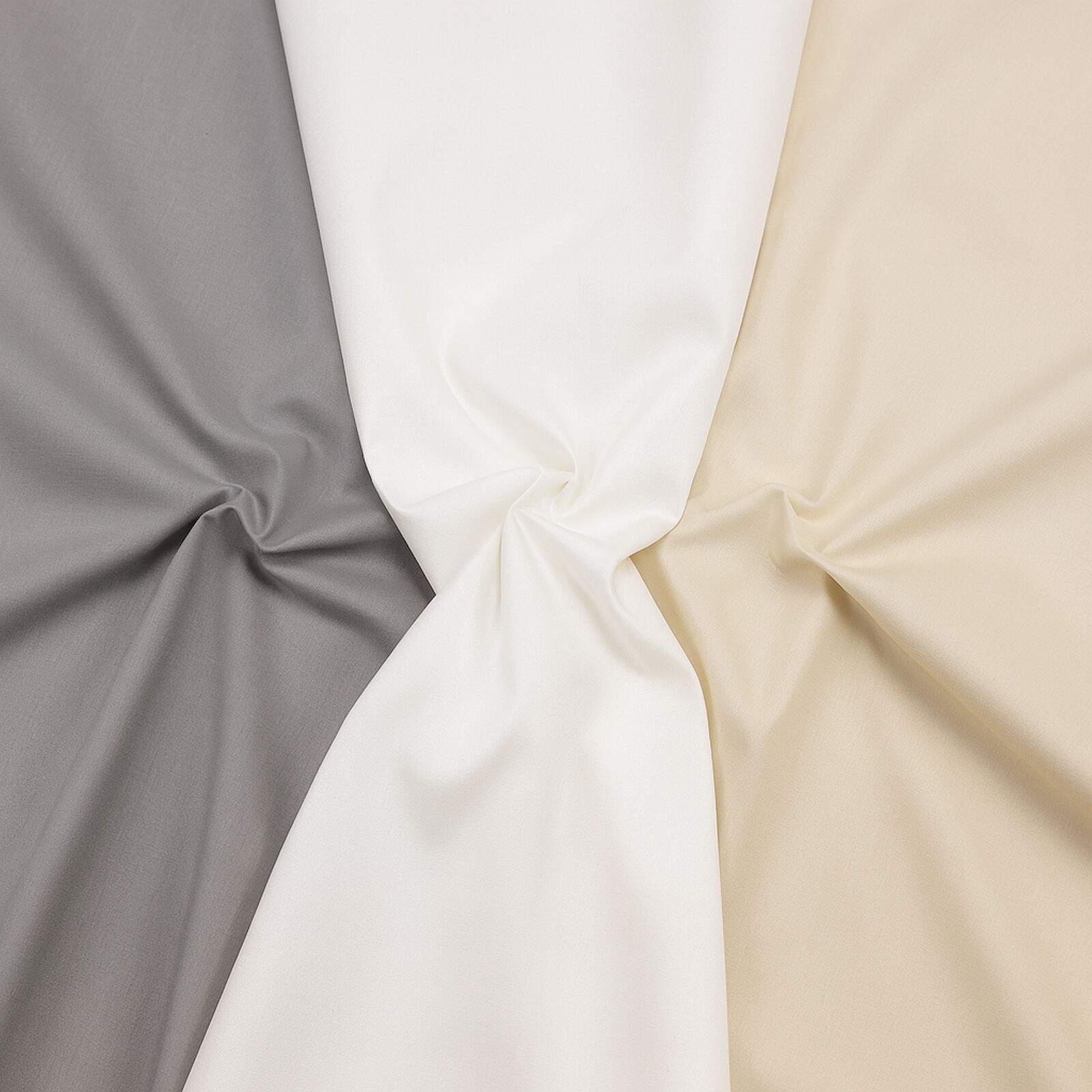 Stoffpaket Scandi Natur Weiß Creme Grau 3m