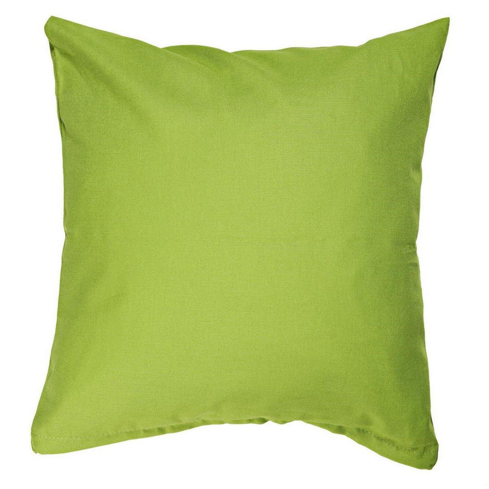 Komplettkissen Baumwolle Canvas-Limetten Grün / 30x30 cm