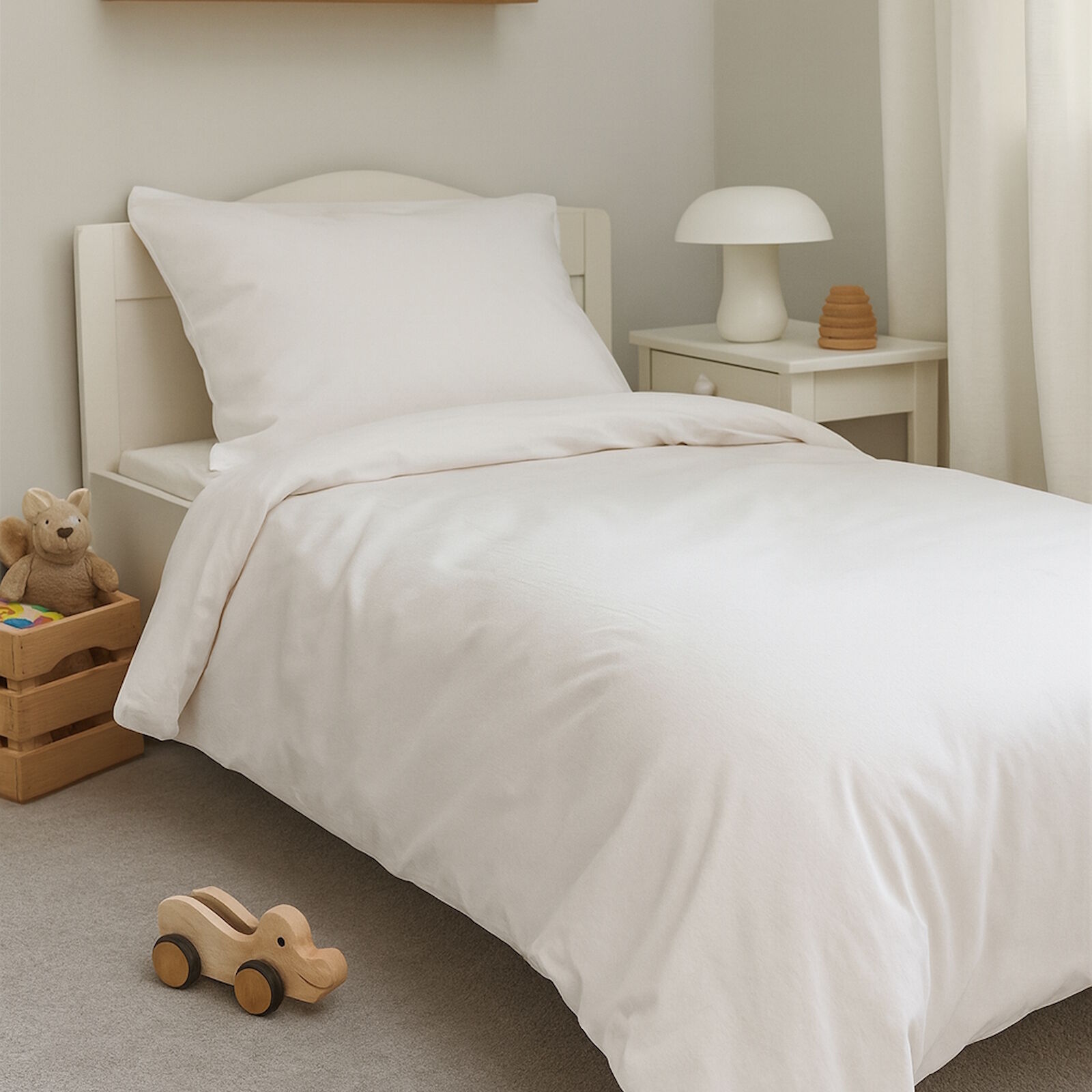 Kinderbettwäsche 100x135 Weiß