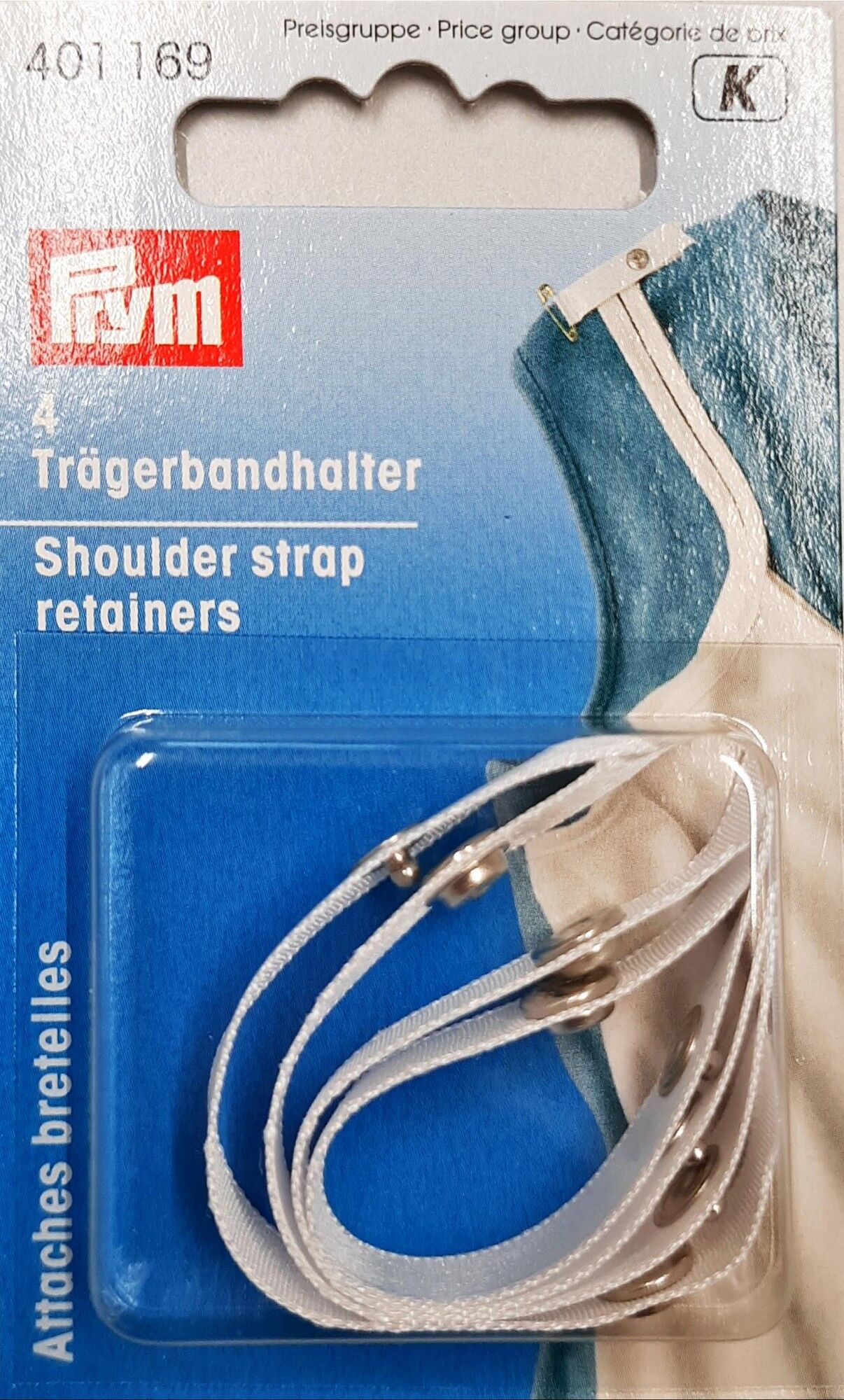 Trägerbandhalter weiß