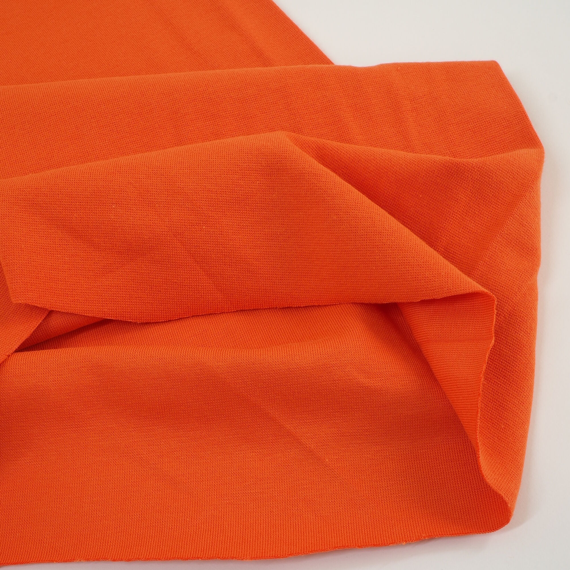 Bündchenstoff Uni Orange