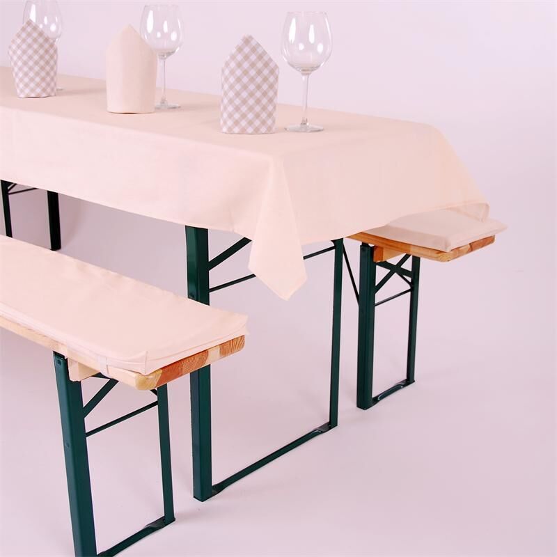 Tischdecke Bierzeltgarnitur – Baumwolle Canvas, Robust & Pflegeleicht