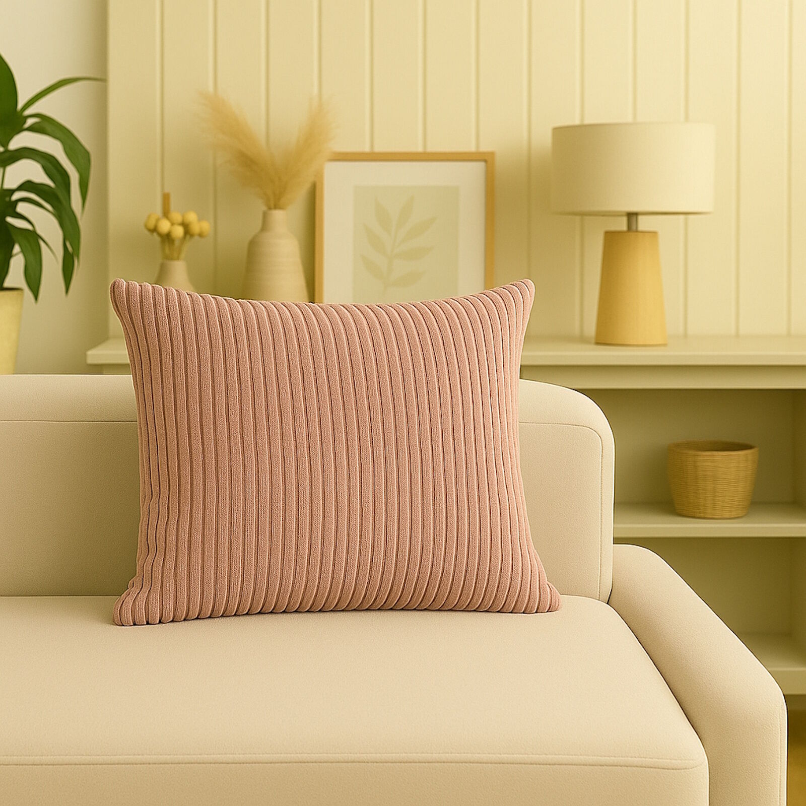 Kissenbezug Cord Kopalina Rosa