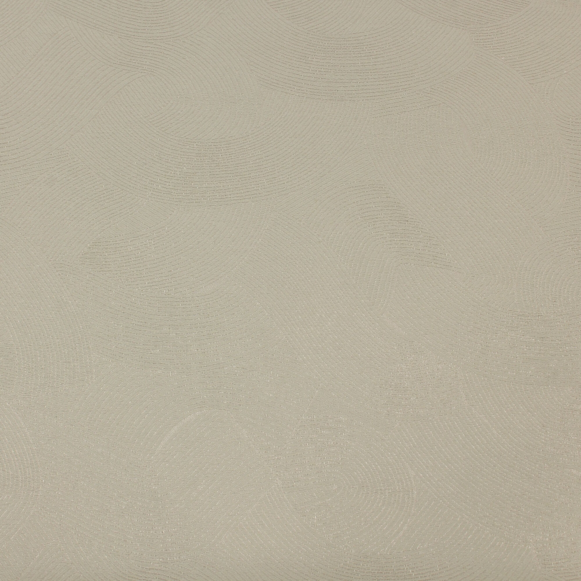 Stoff Meterware Struktur Kreis Beige