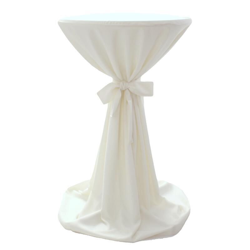 Stehtischhusse Polyester-60-65 cm-Creme