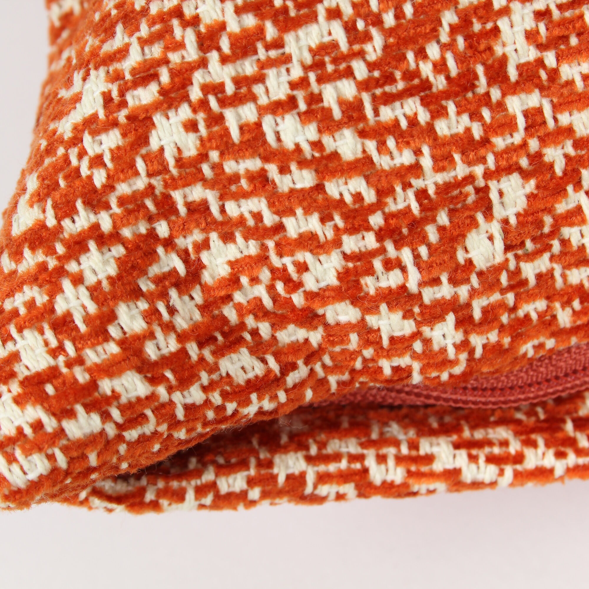 Kissenbezug 40x40 cm Milan Orange Meliert Bezugsstoff