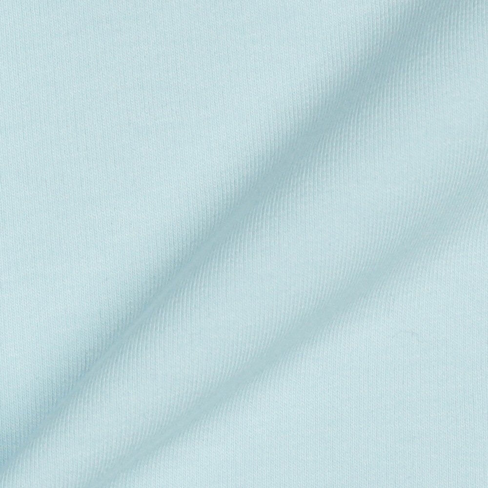 Stoff Meterware Uni Baby Blau Soft Sweat