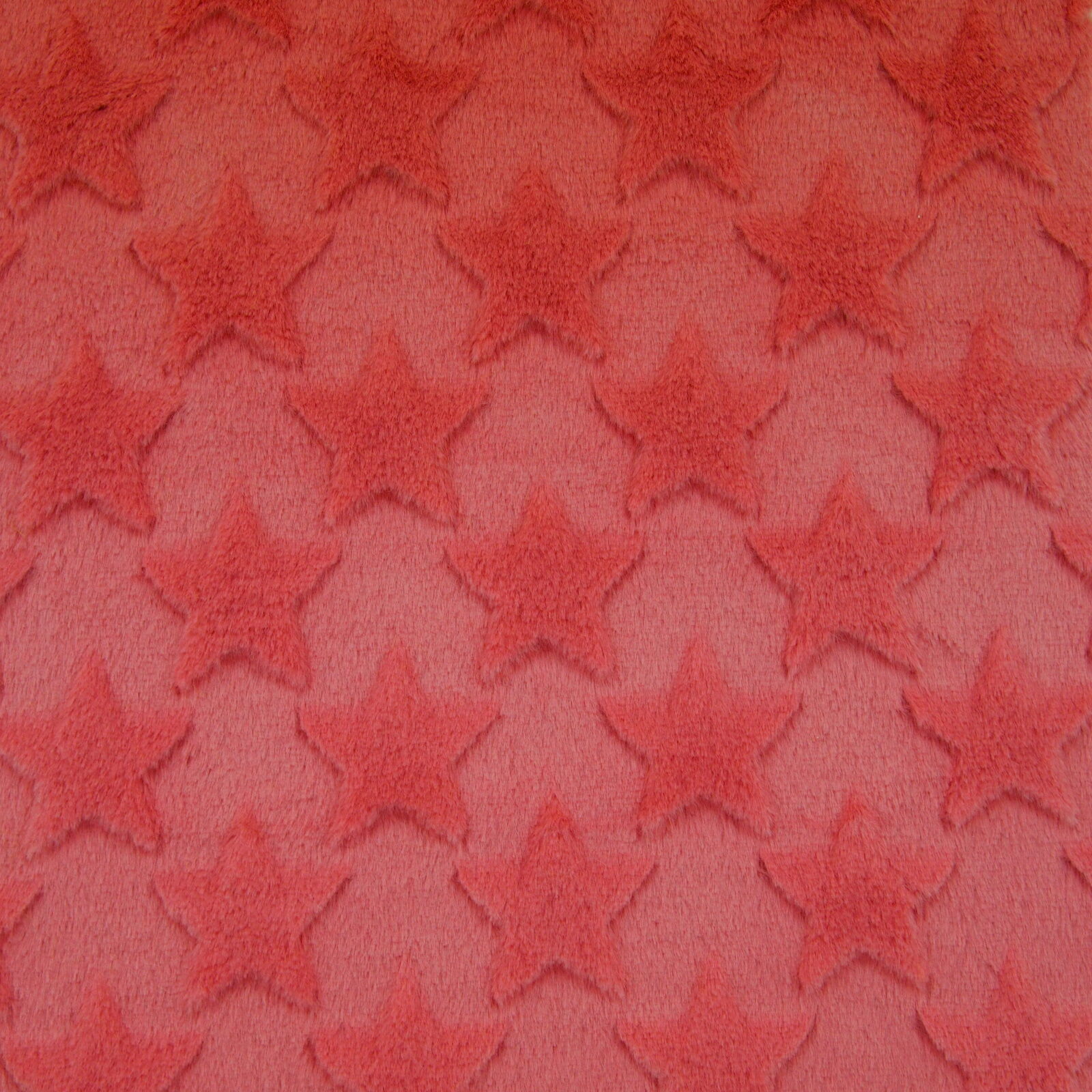 Kuschel Stoff Fleece Sterne Altrosa Polyester