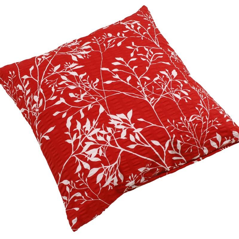 Blumen Kissenbezug 40x40 Sträucher Rot