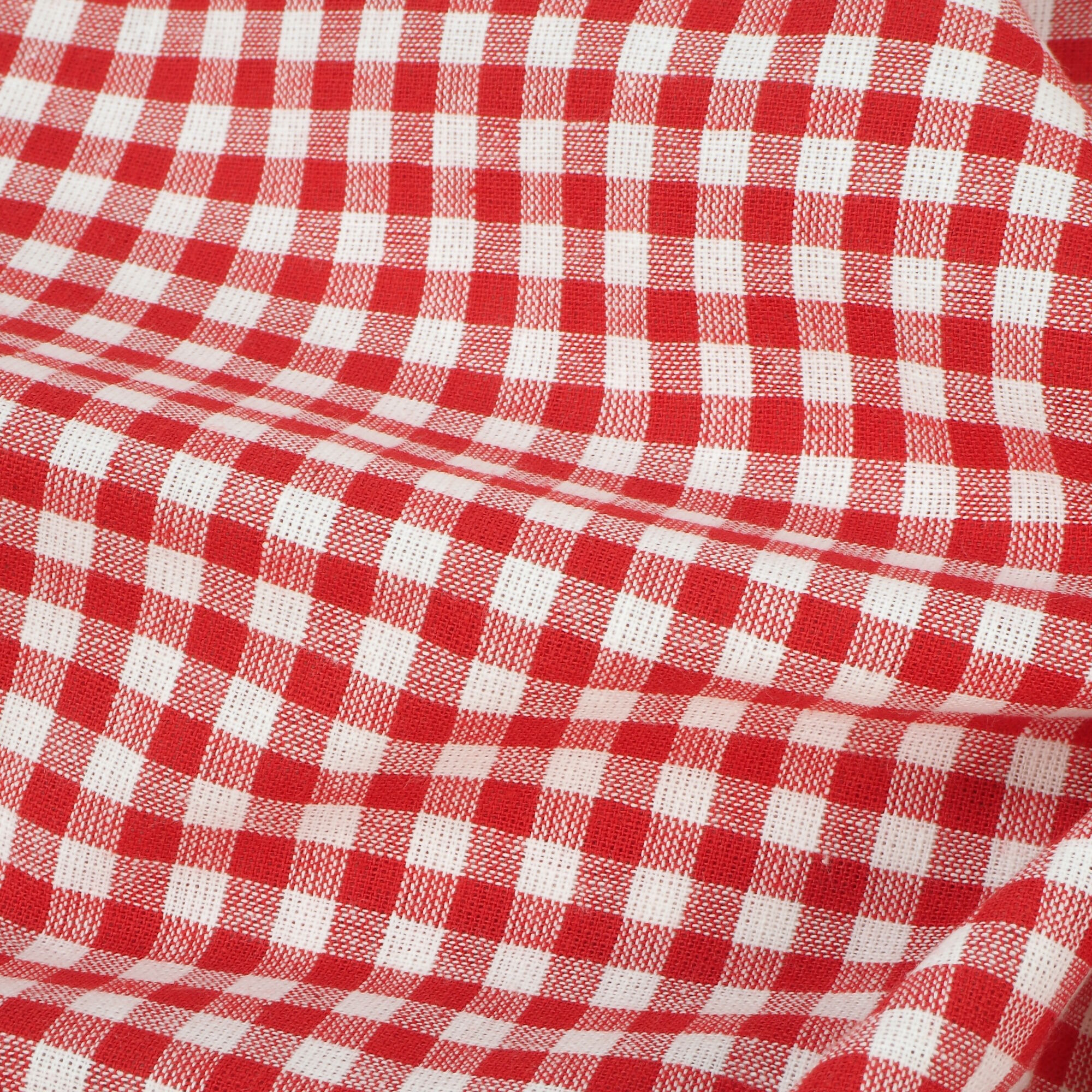 Stoff Meterware Karo 5x5 mm Rot