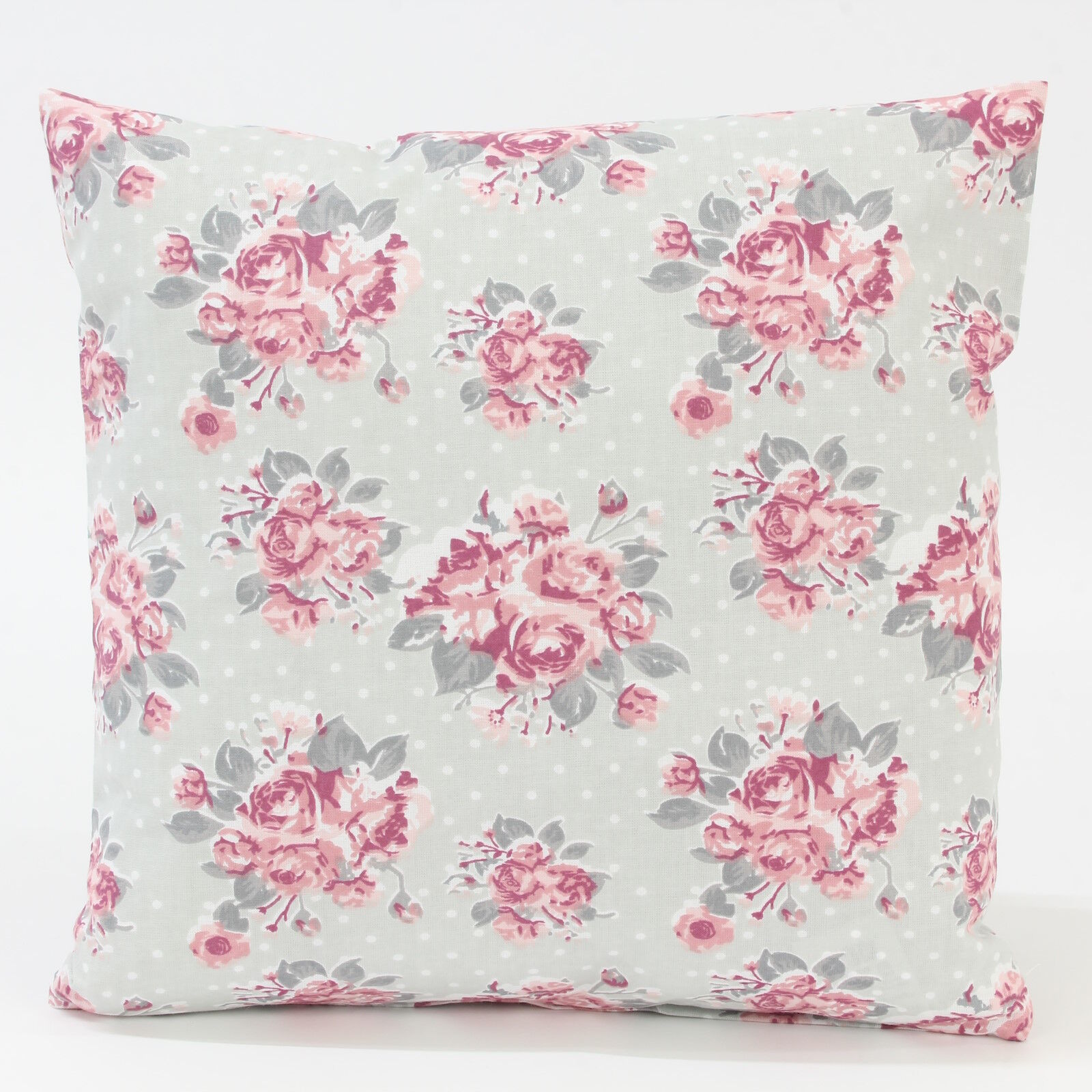 Blumen Kissenbezug 30x30 Rosen Punkte