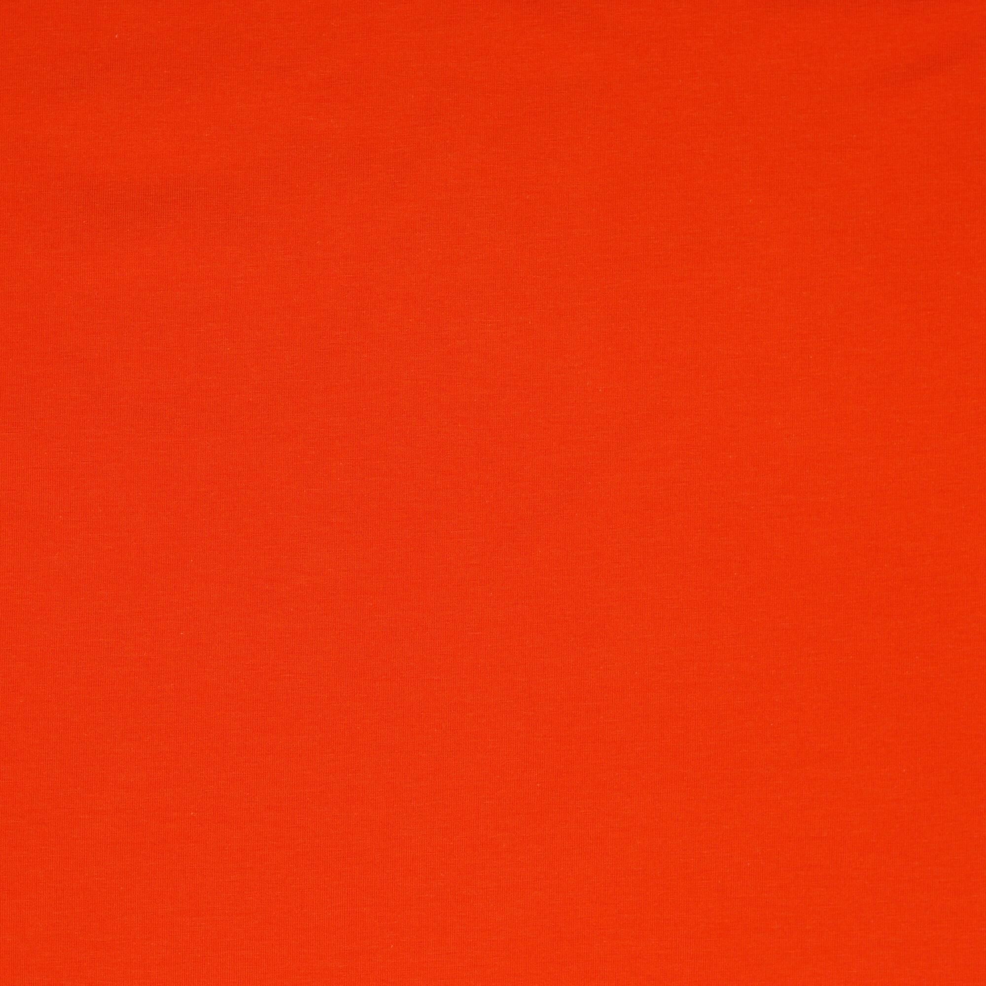 Stoff Meterware Orange Jersey