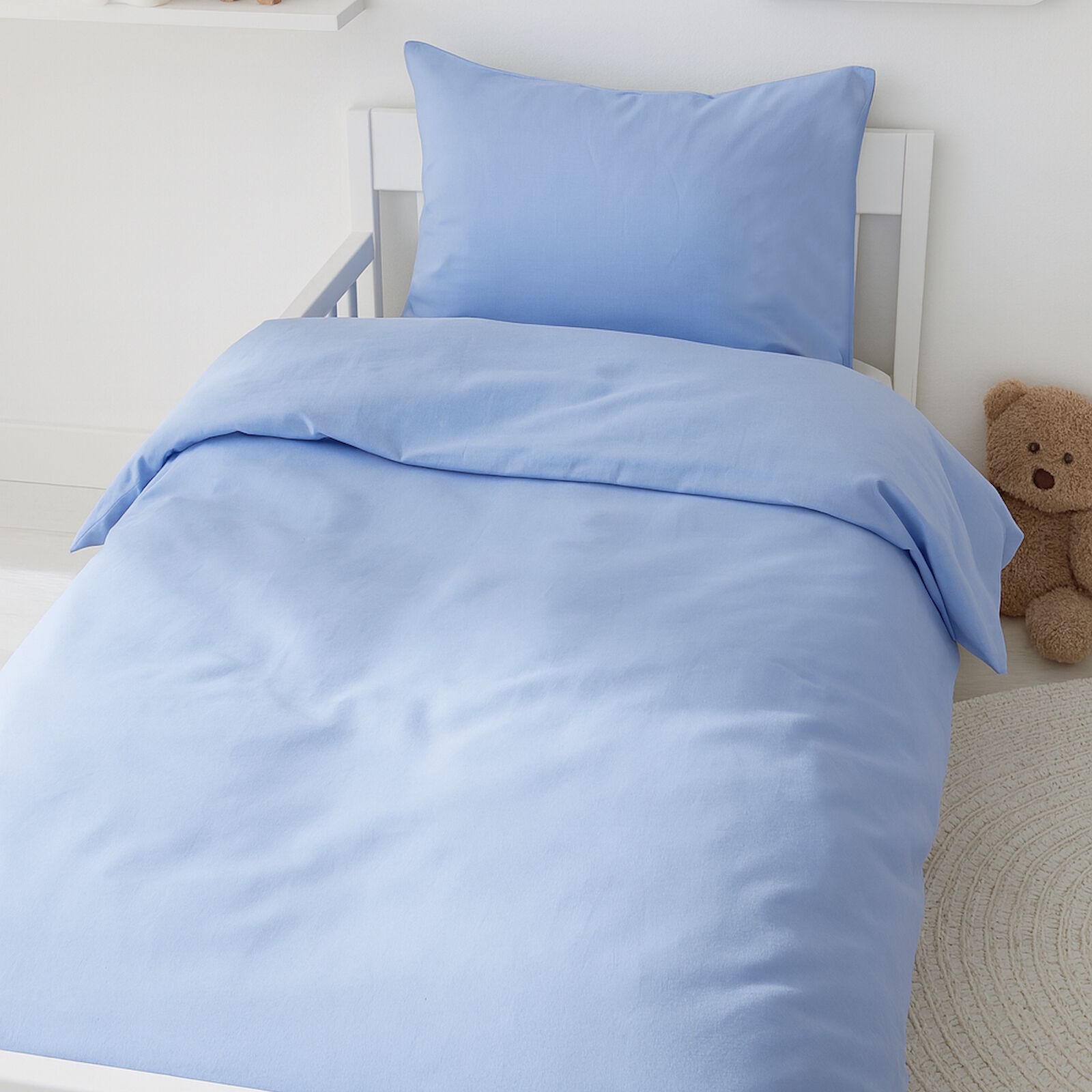 Kinderbettwäsche 100x135 Hellblau