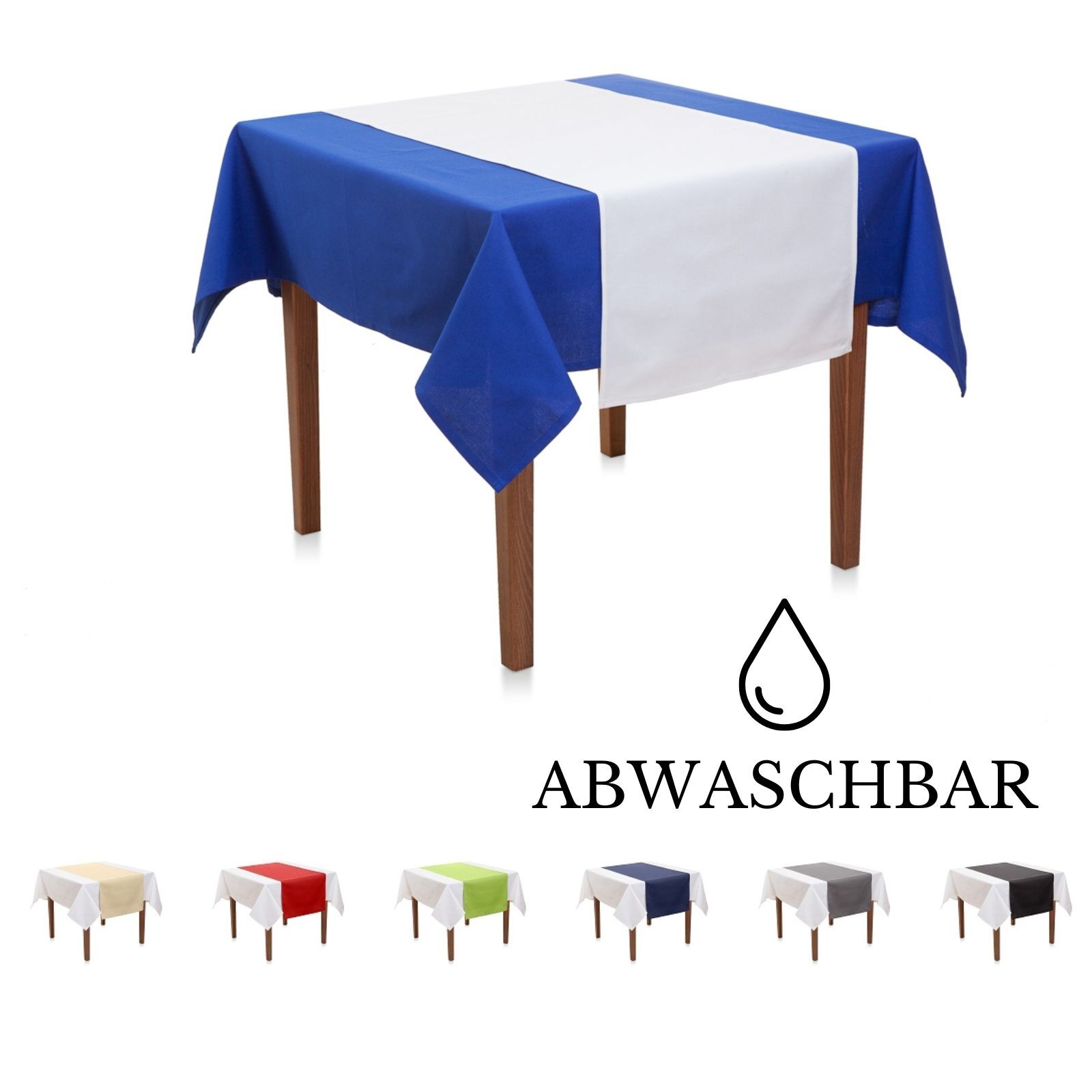Beschichteter Tischläufer Wetterfest