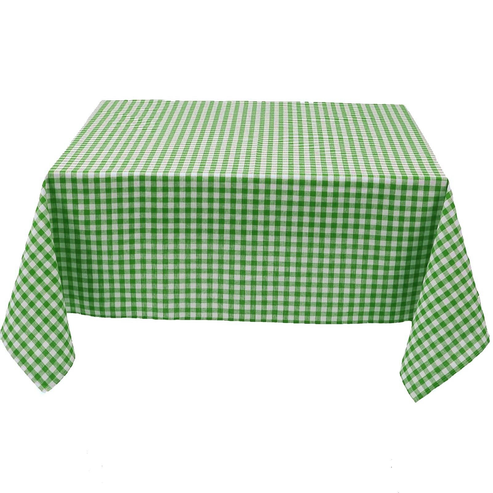 Tischdecke Kariert Grün