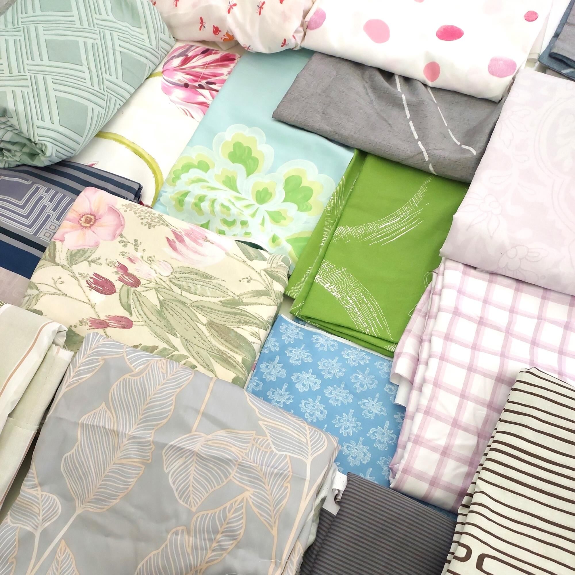 Stoffpaket bunt 5 kg Baumwolle Mako Satin