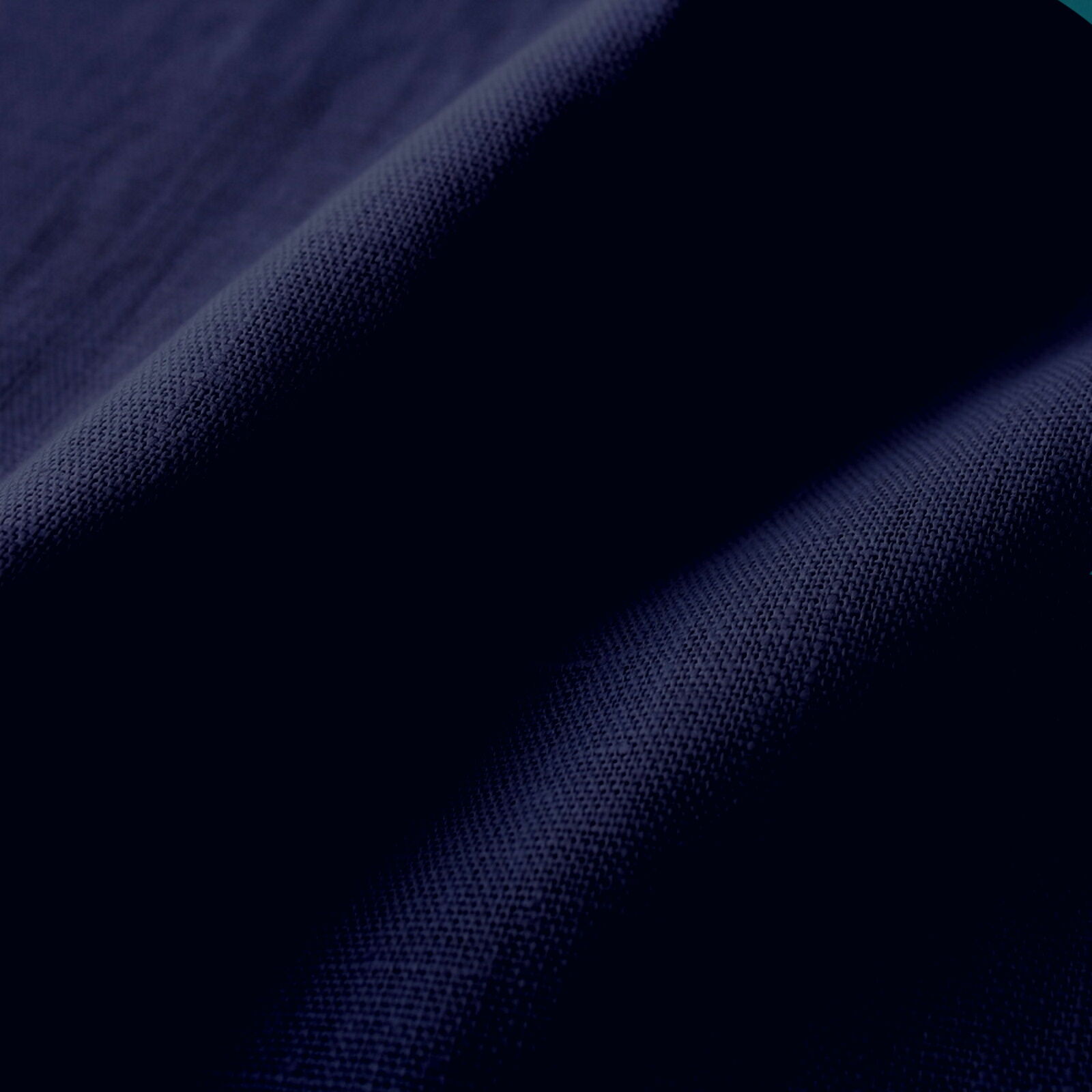 Leinen Bettwäsche-Navy-135x200 cm + 80x80 cm