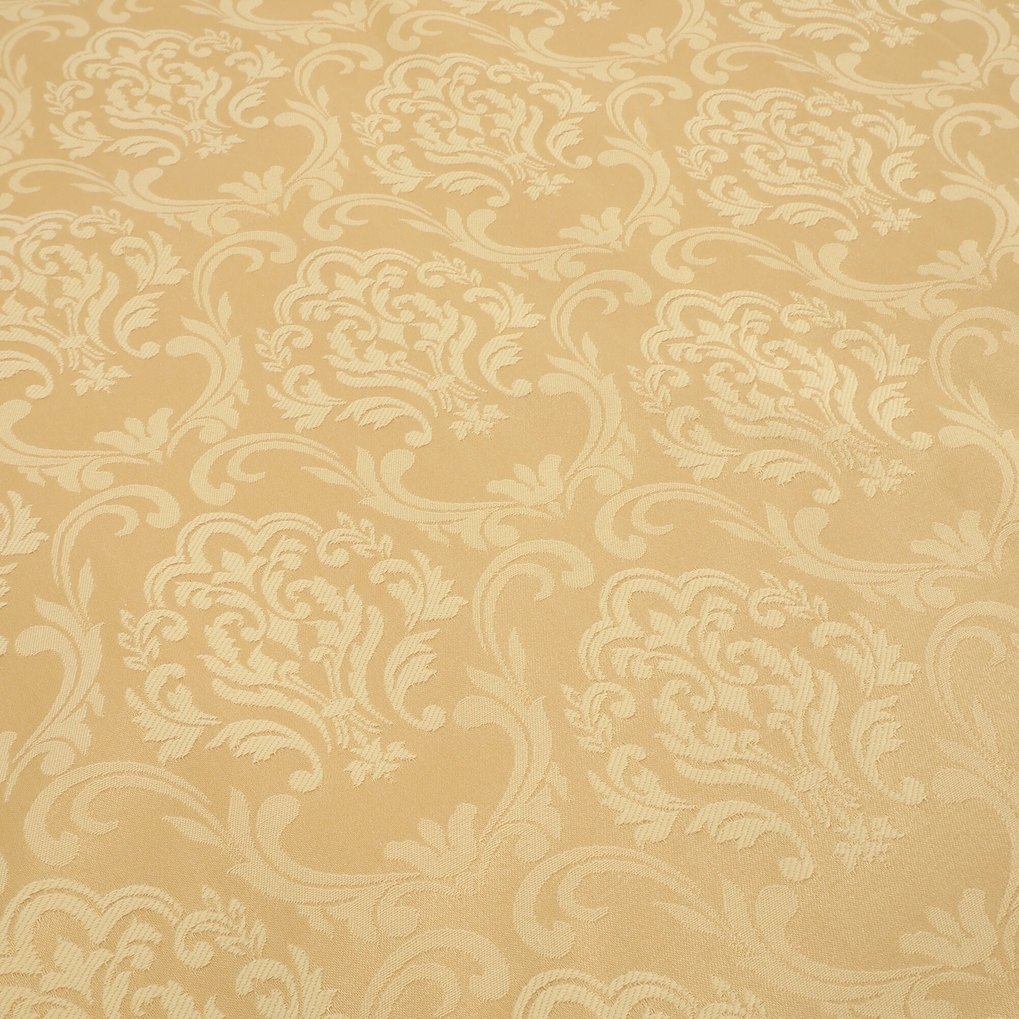 Stoff Premium Jacquard blühender Barock Gelb 280cm