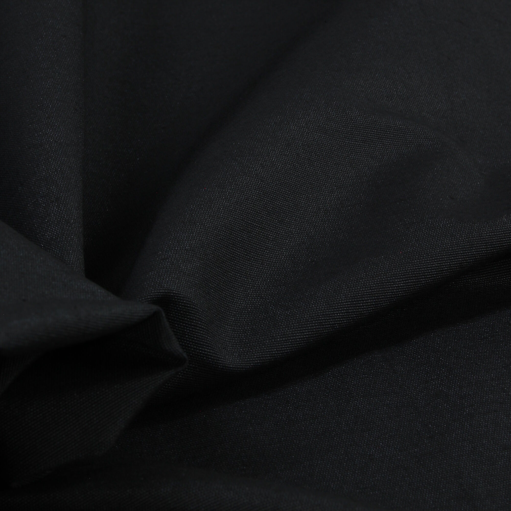 Stoff Meterware Toledo Uni Schwarz Mischgewebe 280 cm