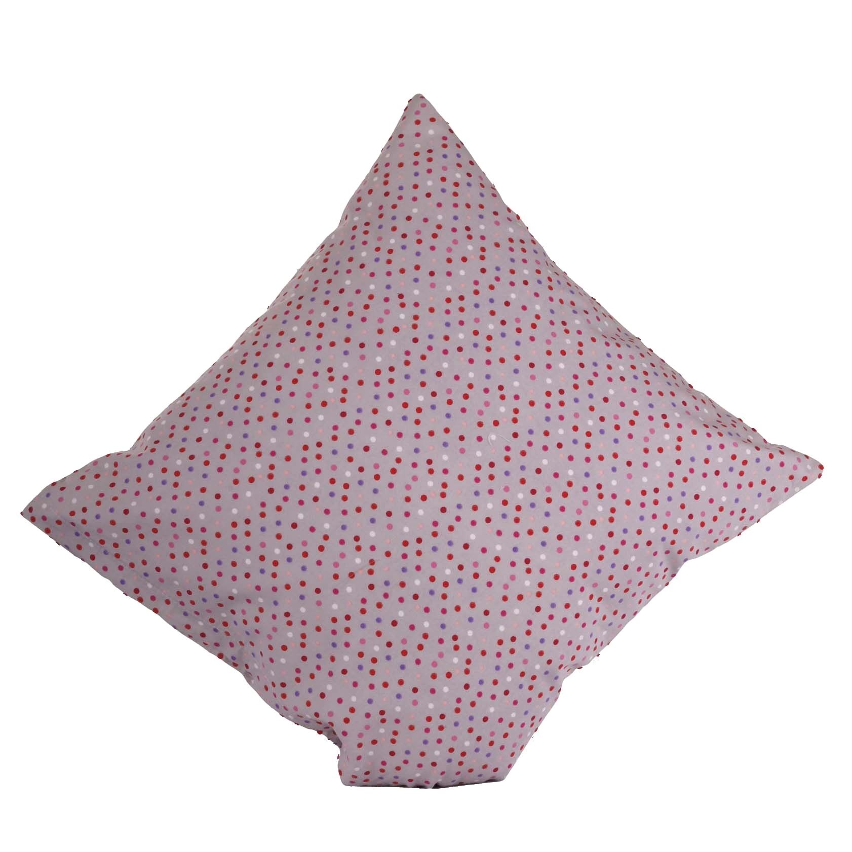 Kissenbezug 40x40 cm Bunte Punkte Grau
