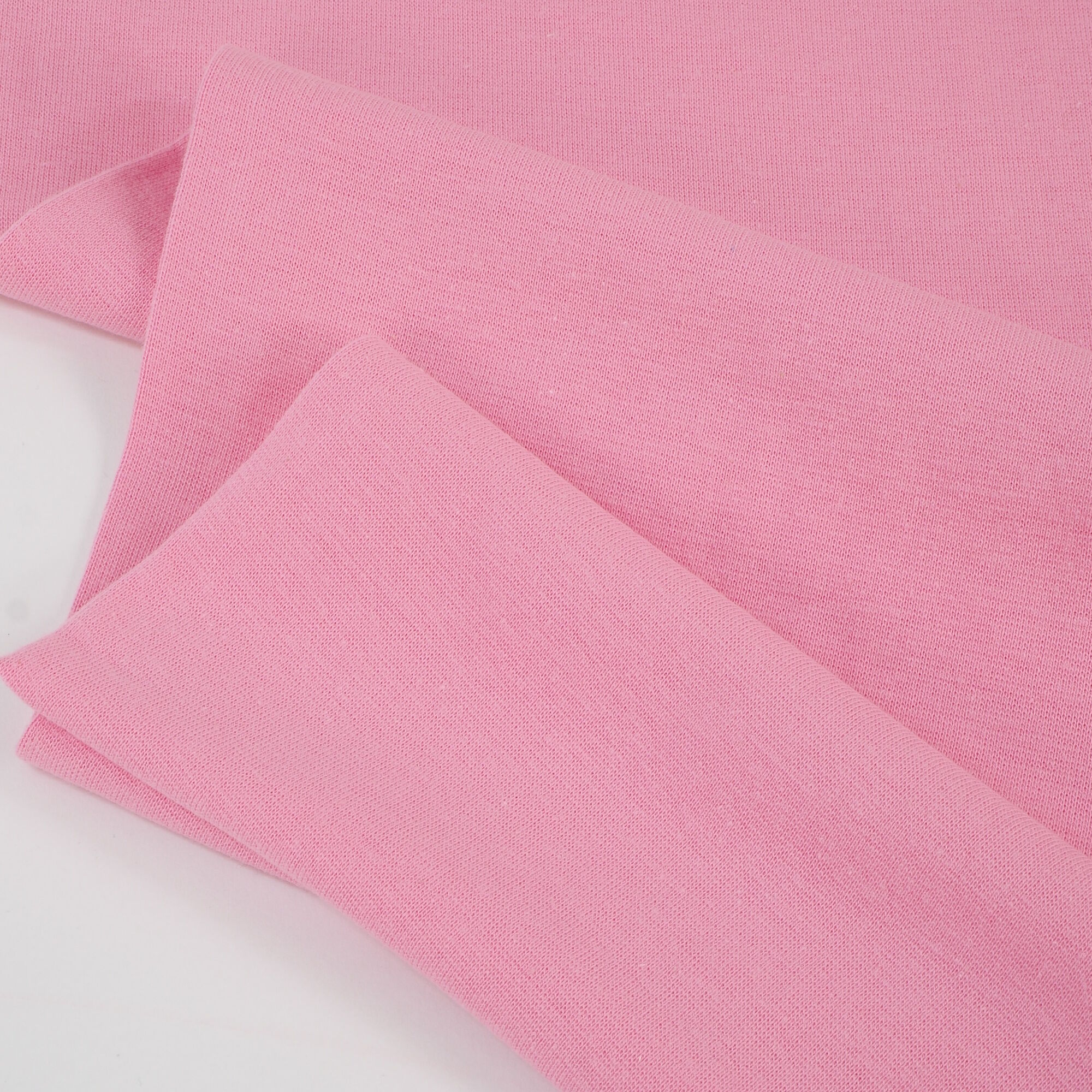 Bio Bündchenstoff Uni Pink