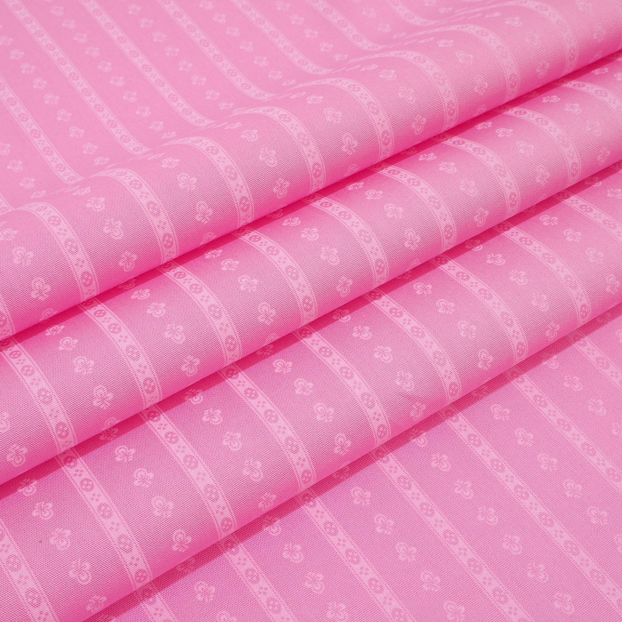 Dirndlstoff Blumen Streifen Moni Rosa Tracht