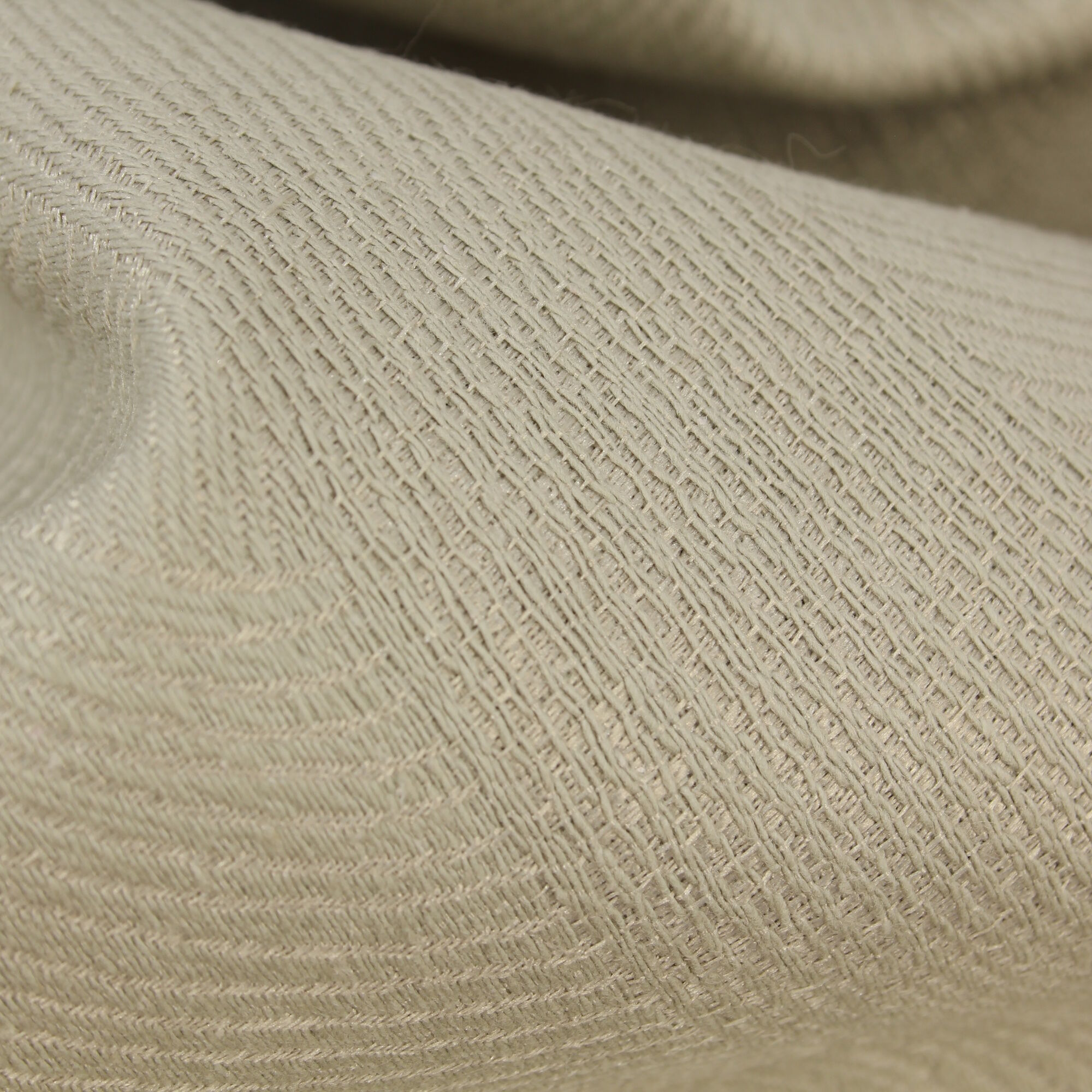 Stoff Meterware Struktur Kreis Beige