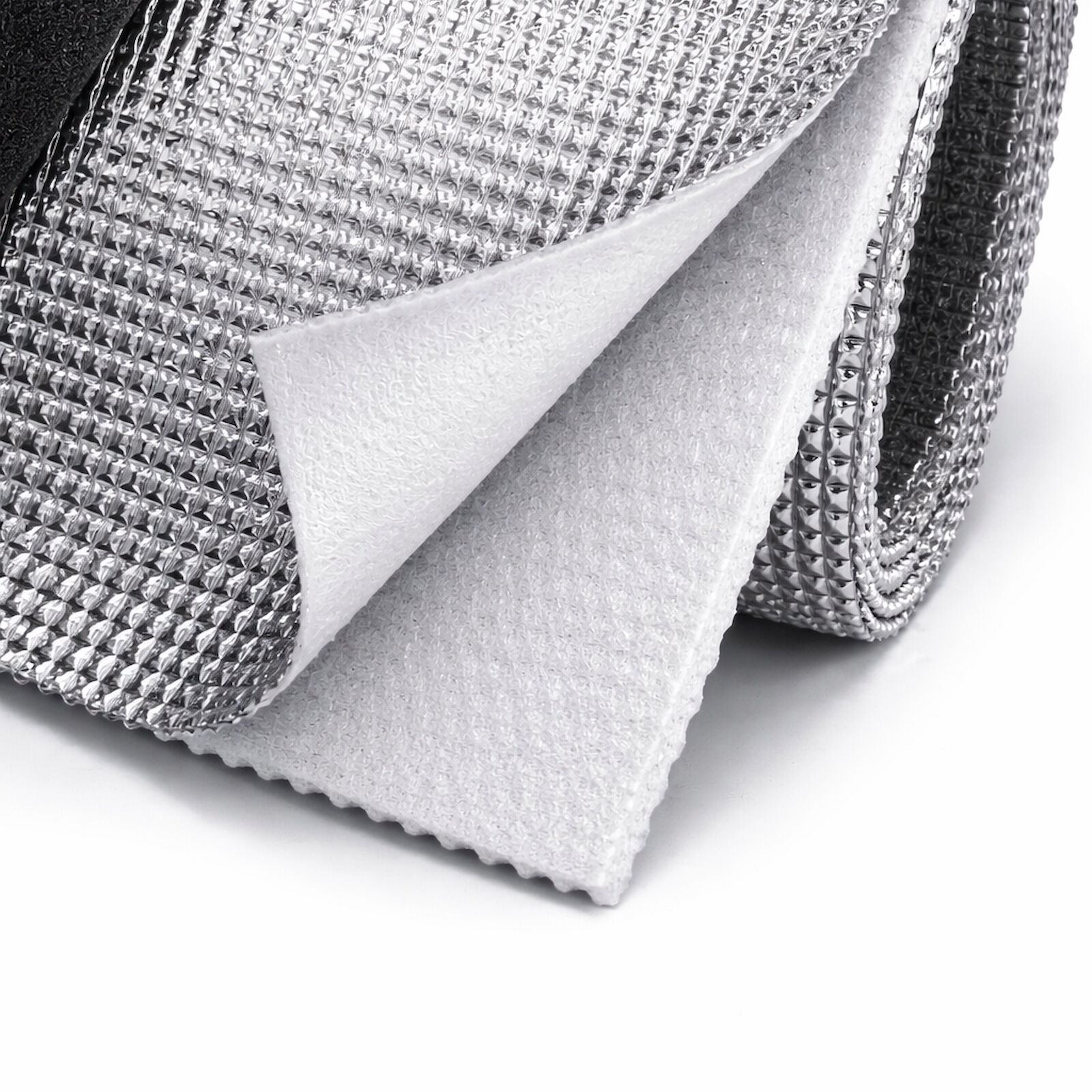 Aluminium Isolierfolie Silber Meterware 2 mm Thermo