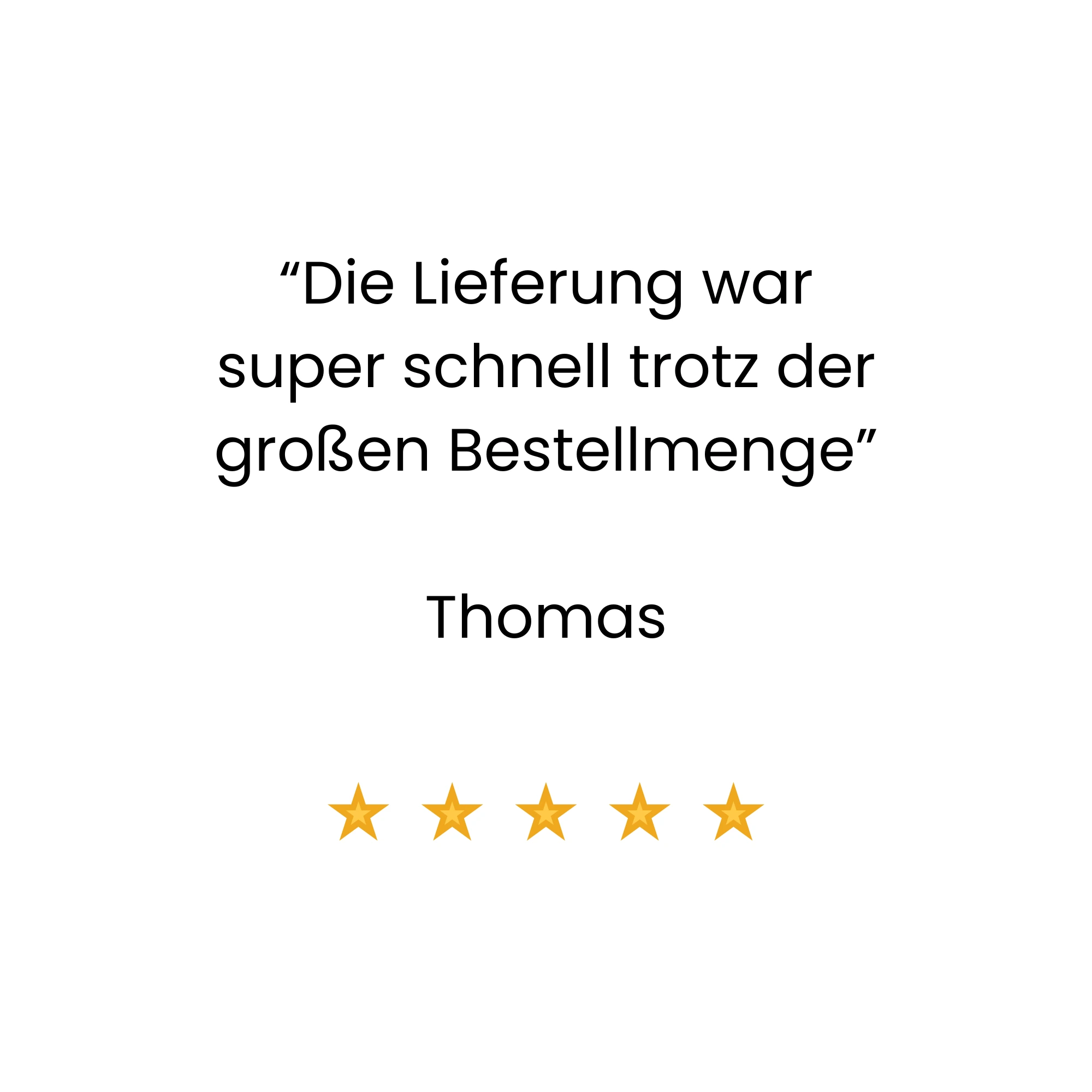 Kundenbewertung von Thomas Erfahrungsbericht: Thomas über unsere Produkte