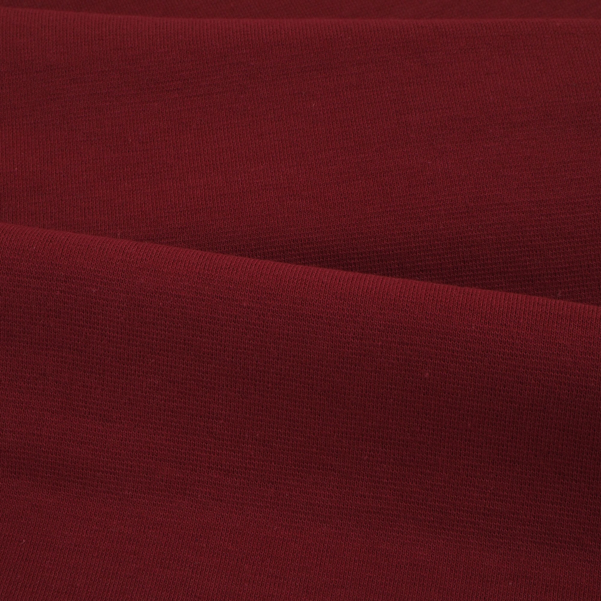 Bündchenstoff Uni Bordeaux
