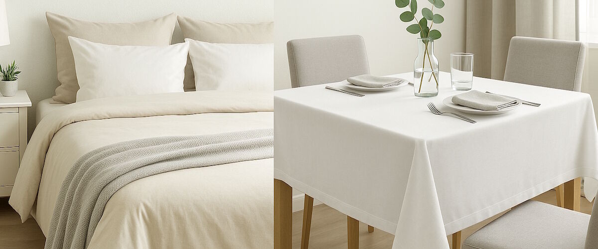 Pflegeleichte Heimtextilien