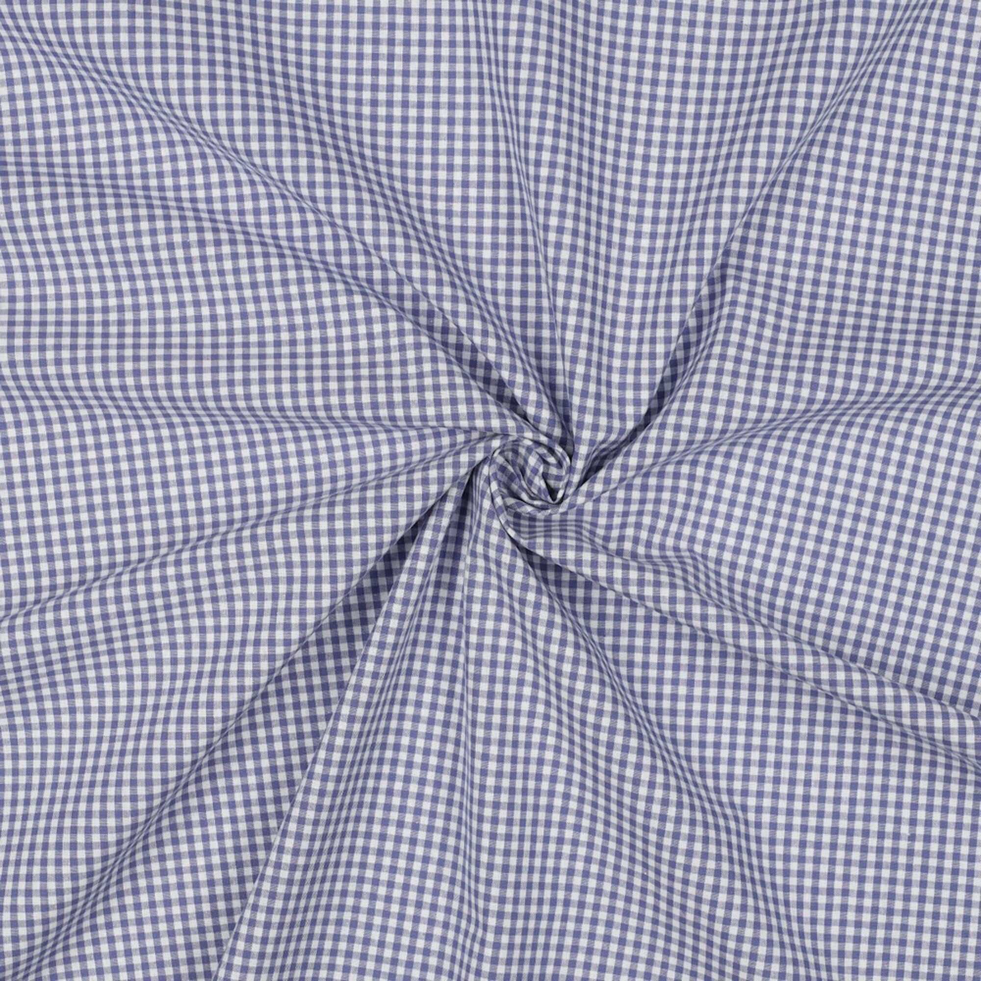 Stoff Meterware Karo 2x2 mm Lavendel