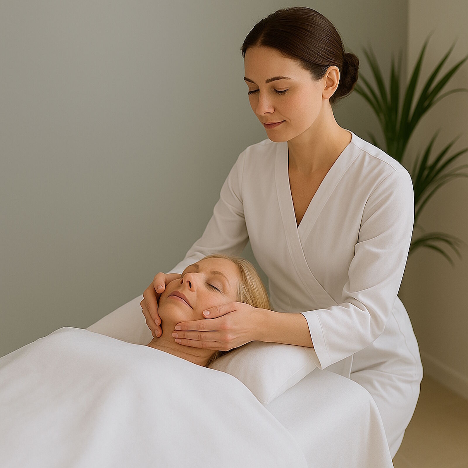 Leichte Sommerdecke Weiß