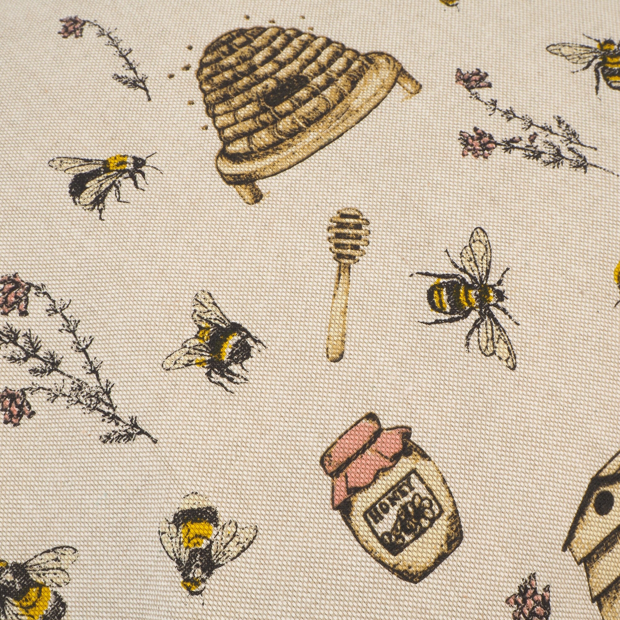 Kissenbezug 40x40 cm Bienen Honig Imker