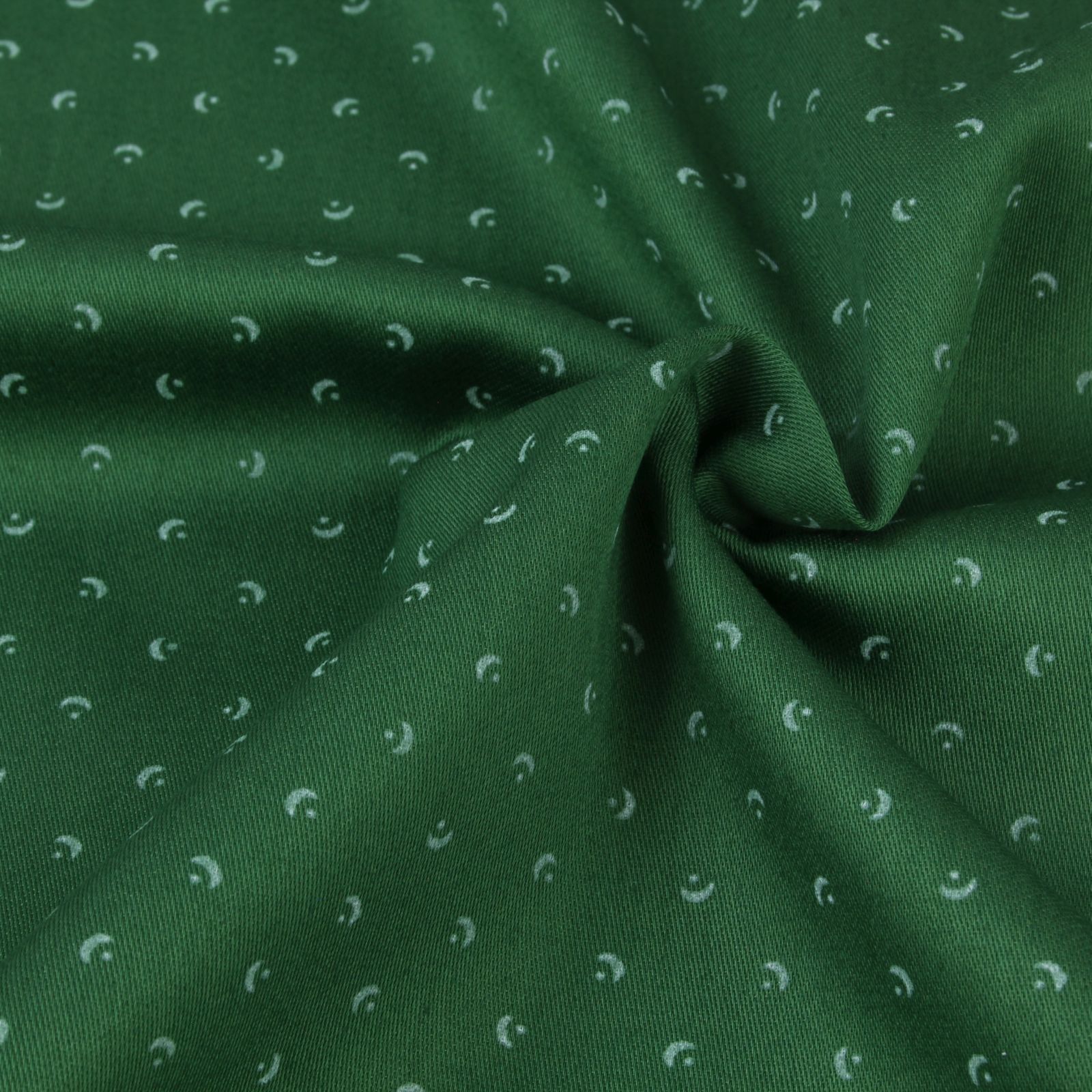 Stoff Tracht Dirndl Muster Grün