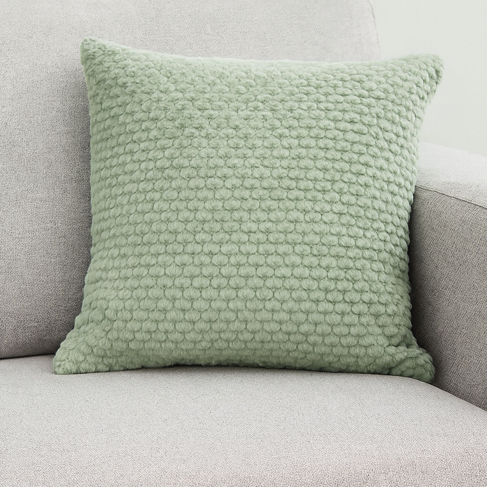 Kuschel Kissenbezug Grün Amali