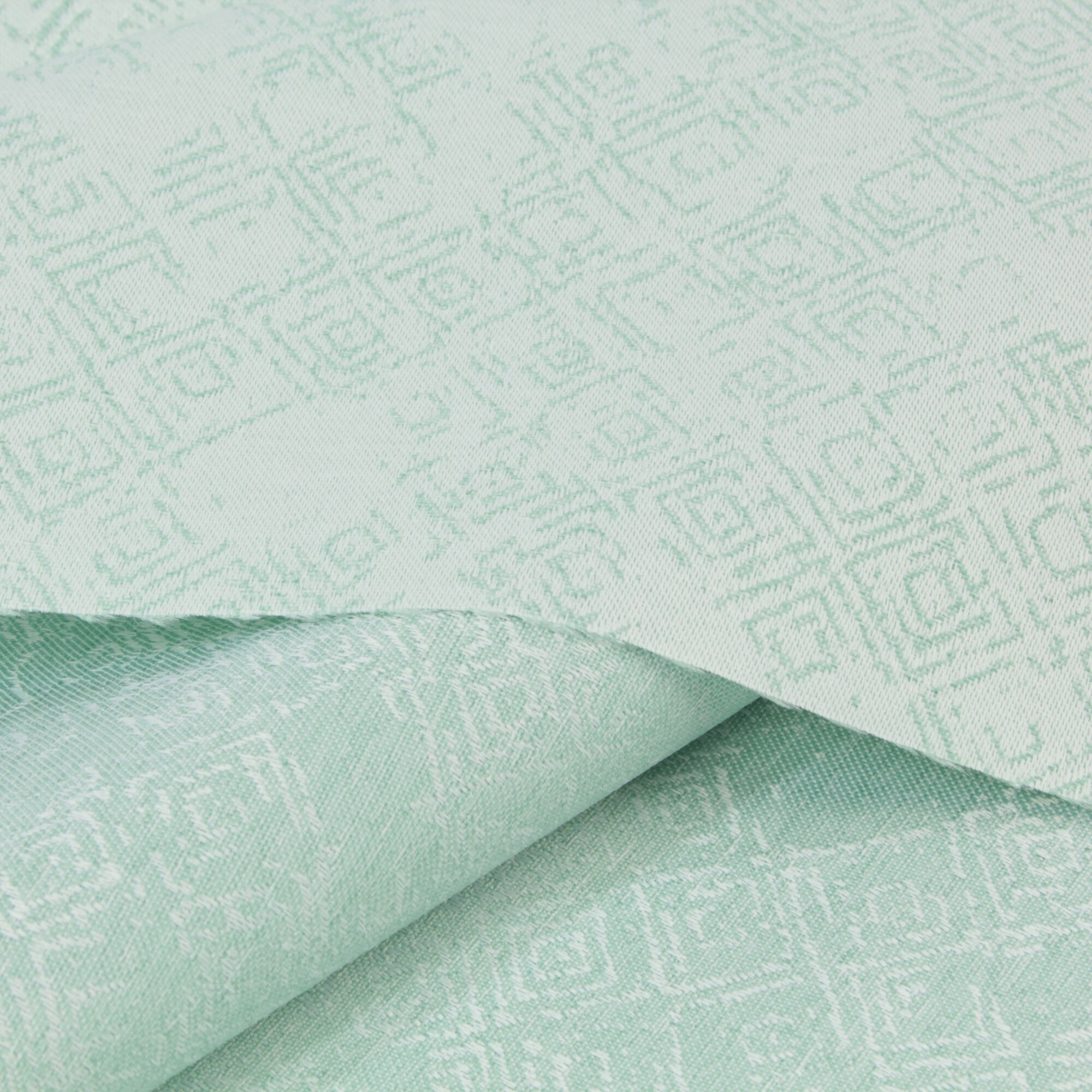 Stoff Meterware Melina Grün Jacquard Mischgewebe