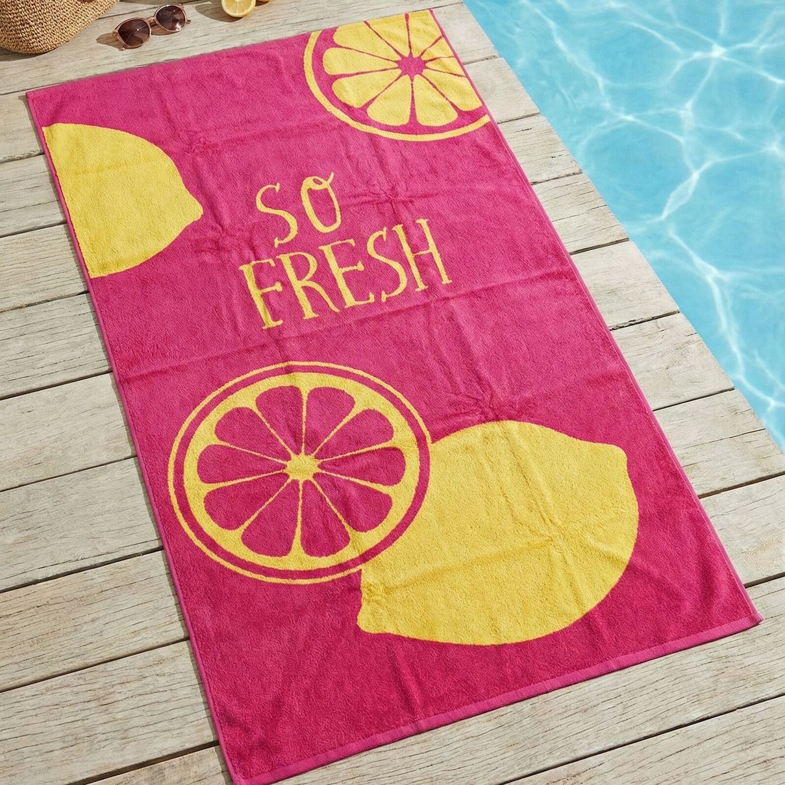 Strandtuch 90x170 cm Velour So Fresh