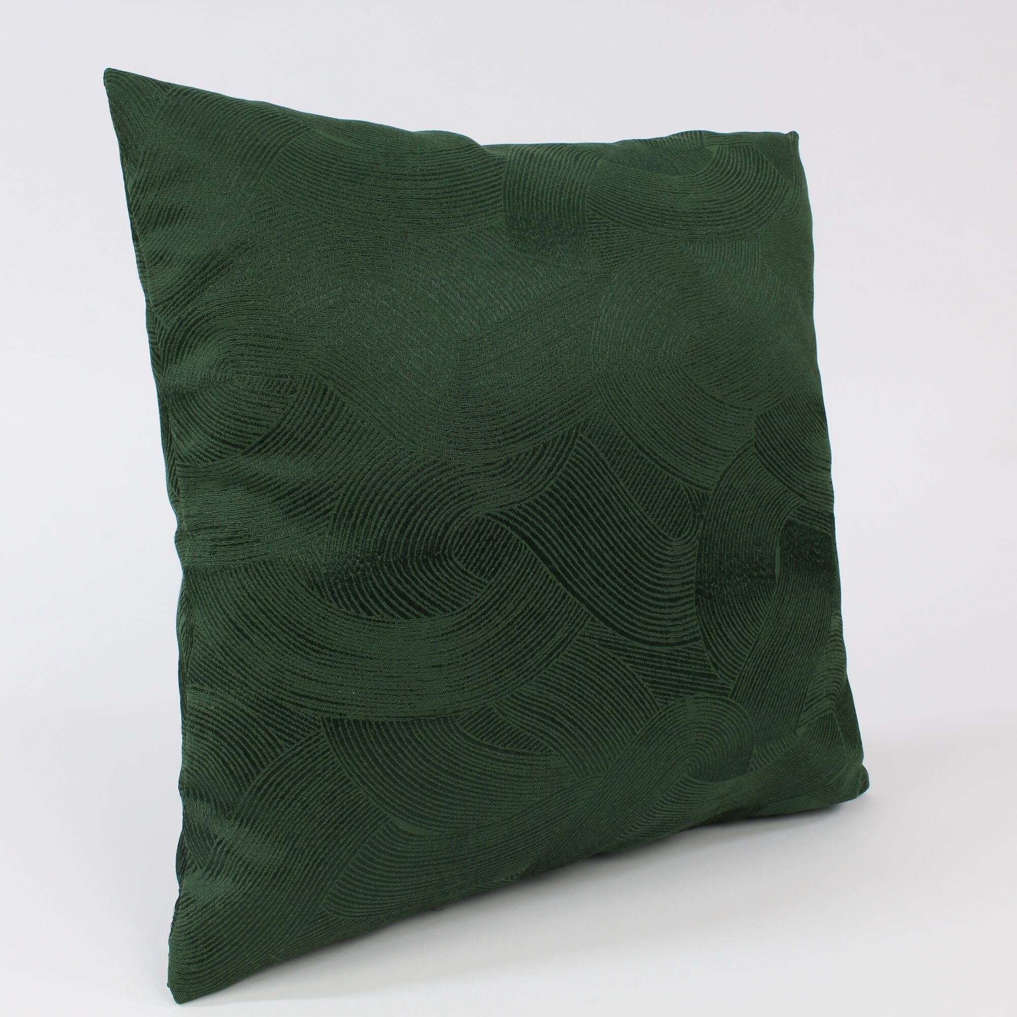 Kissenbezug 30x30 cm Struktur Kreis Grün
