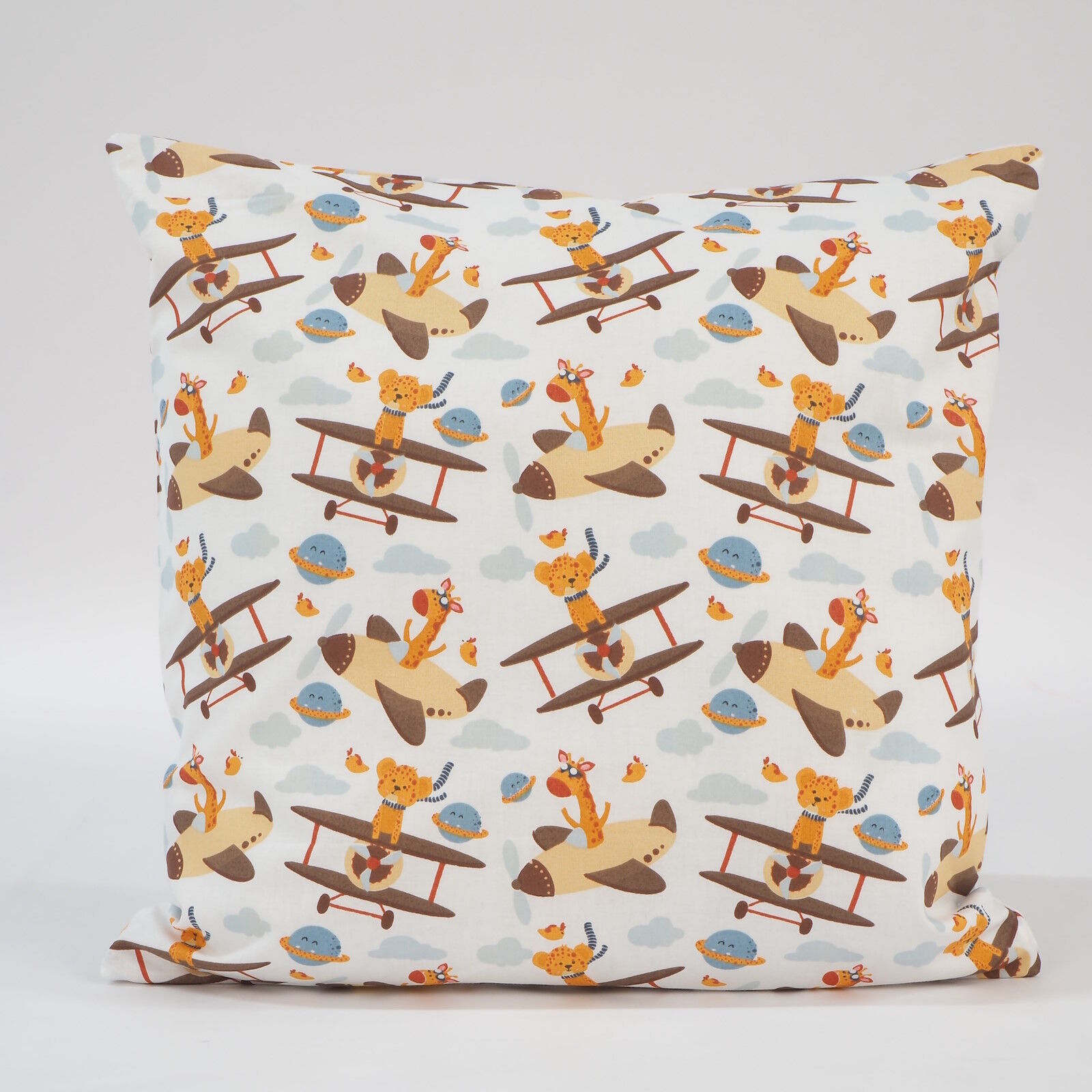 Kissenbezug 40x40 Bär Giraffe Flugzeug