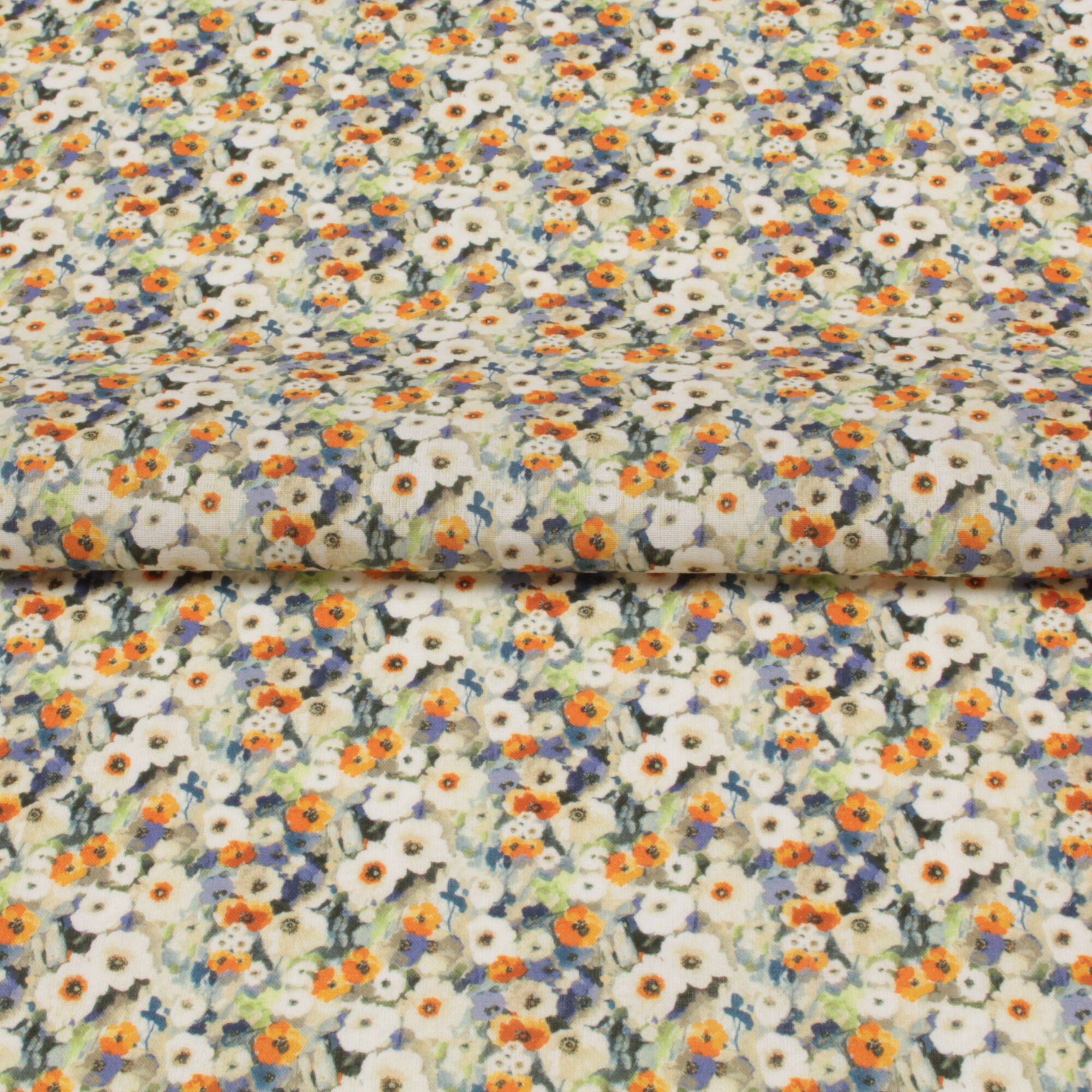 Blumen Stoff Meterware Blumentraum