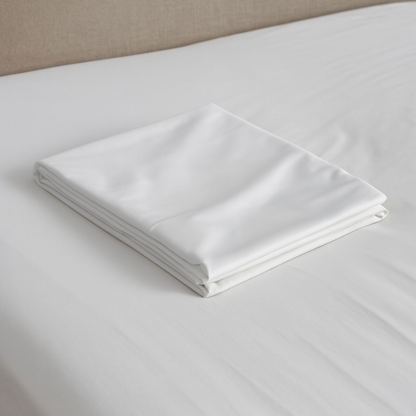 Bettlaken Weiß Baumwolle 10er Pack-150x250 cm