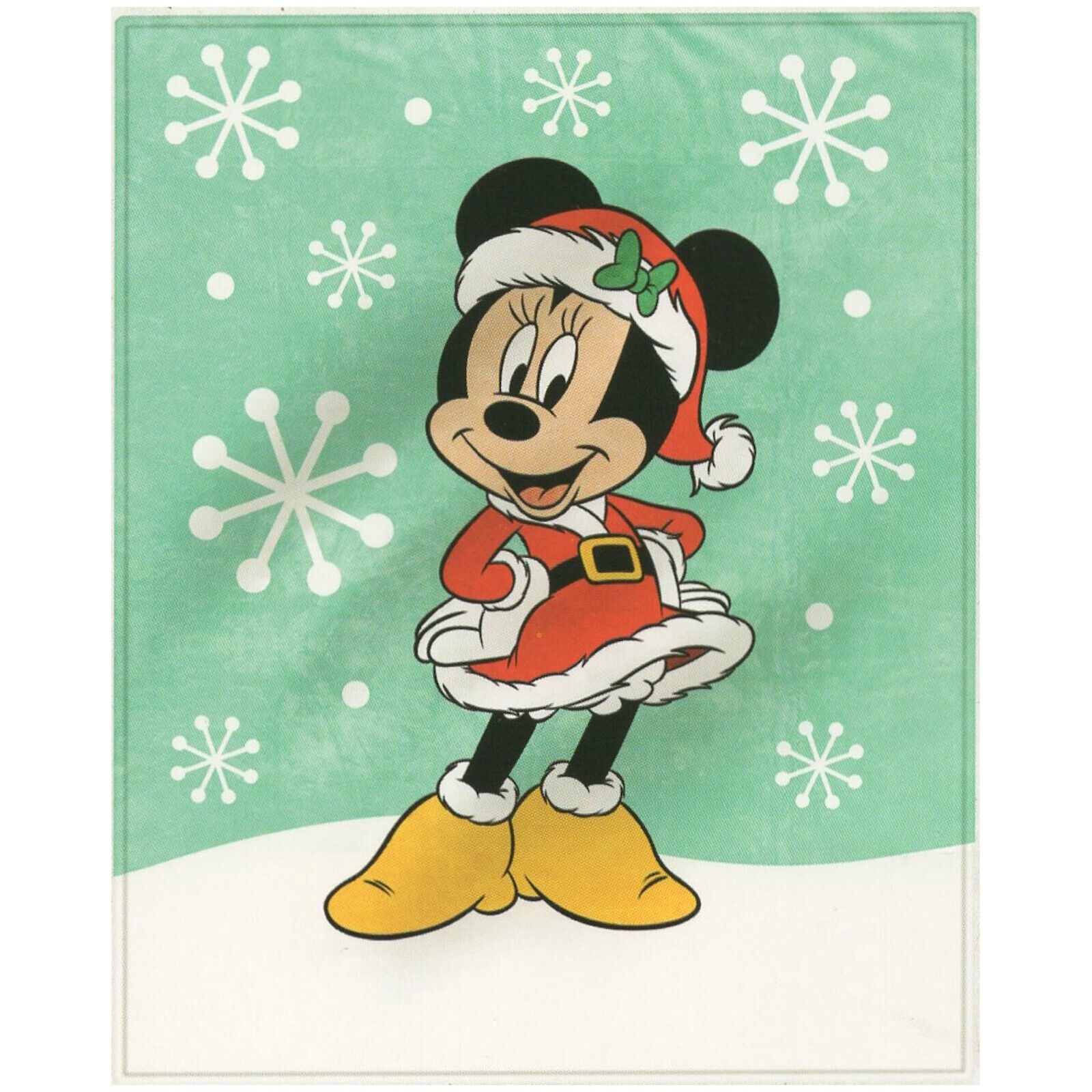 Minnie Mouse Decke Weihnachten 130x160 cm Disney